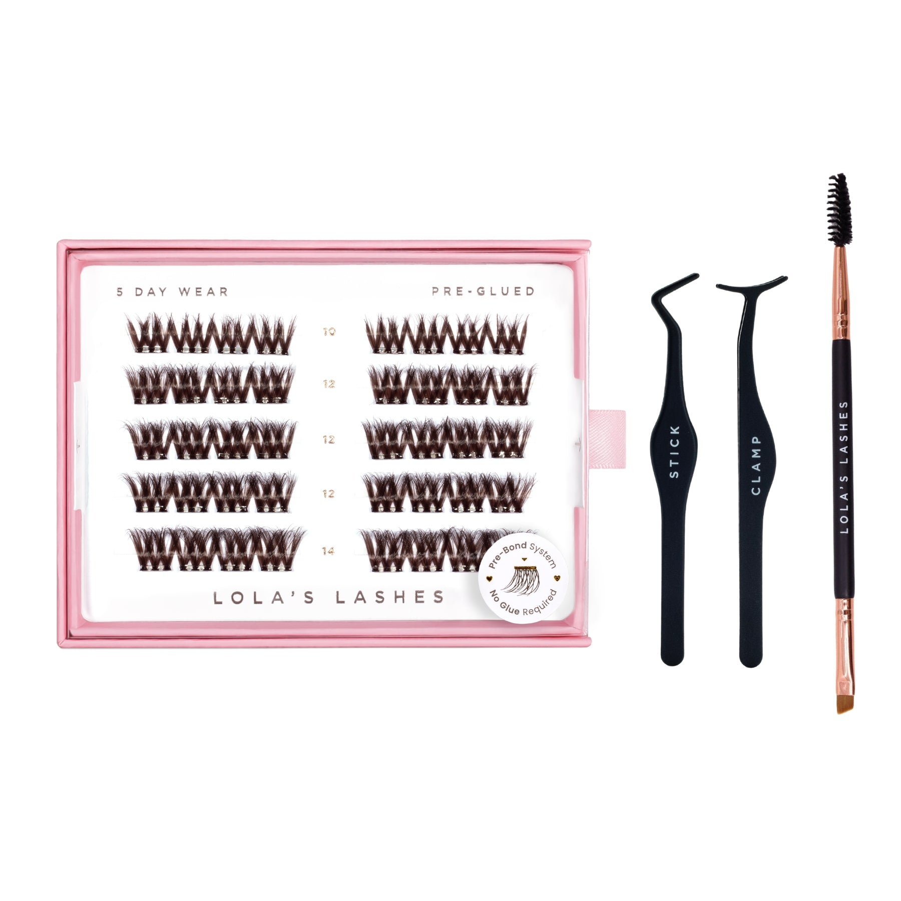 Pre-Glued Lashes Starter Set