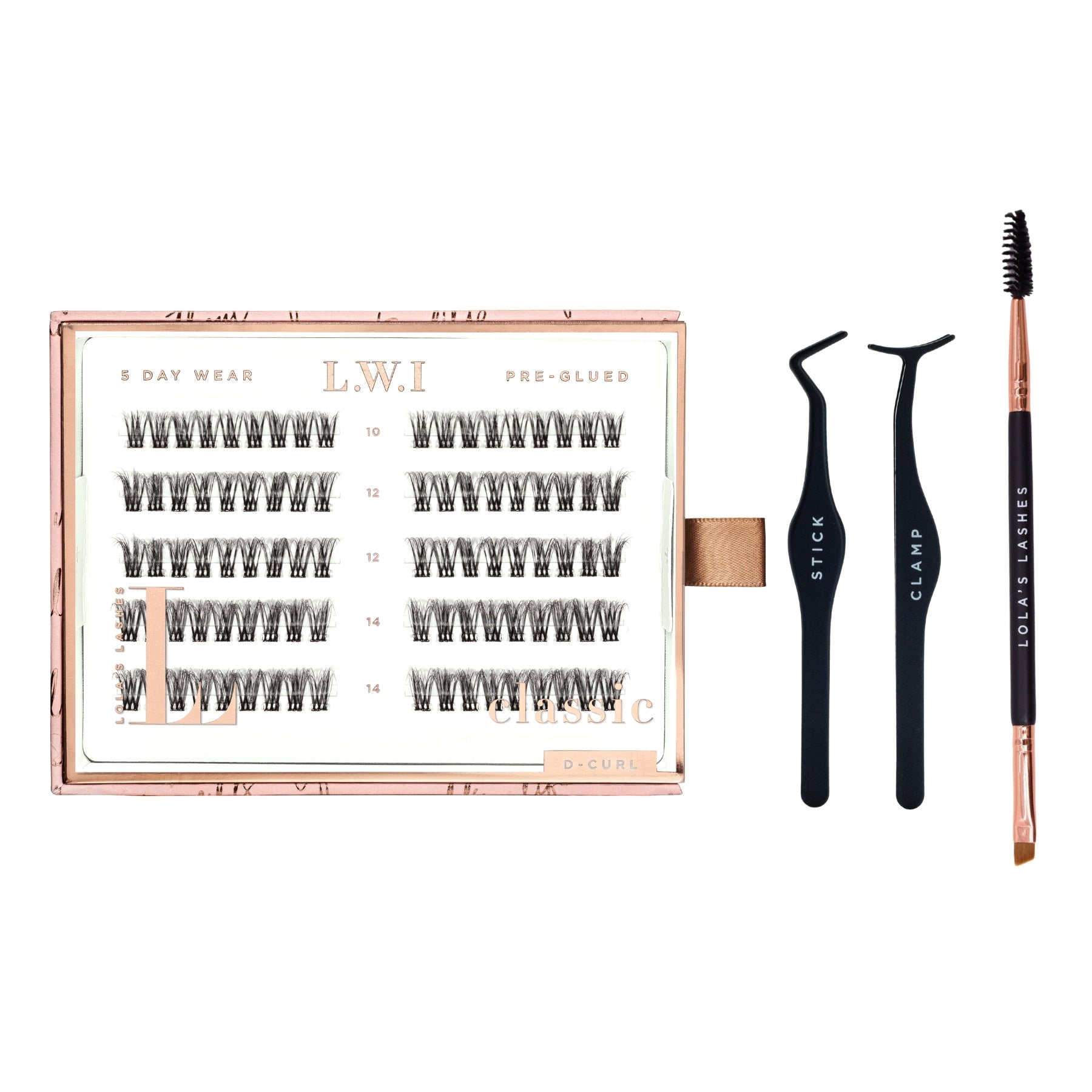 Pre-Glued Lashes Starter Bundle