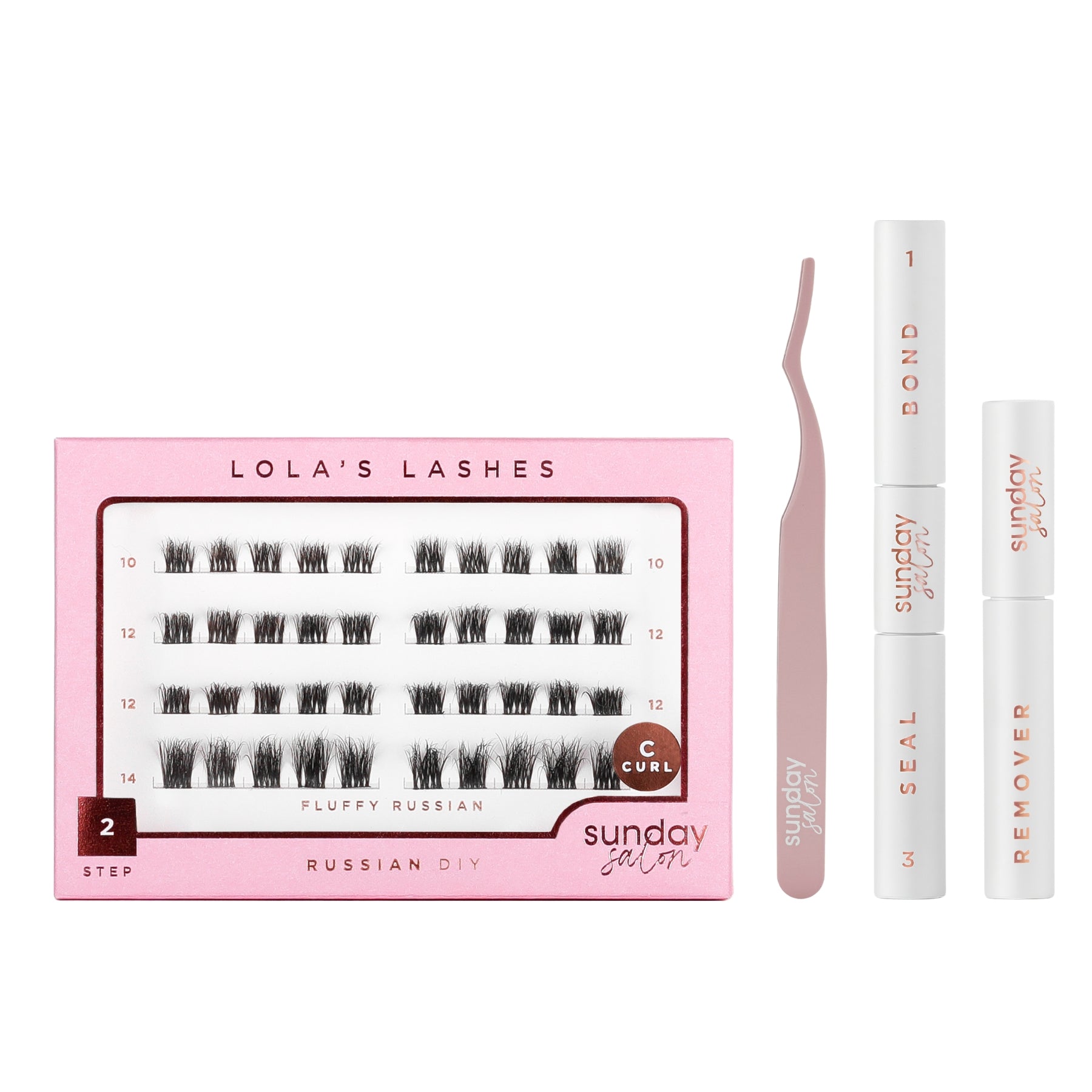 Fluffy Russian DIY Lash Extensions Starter Set