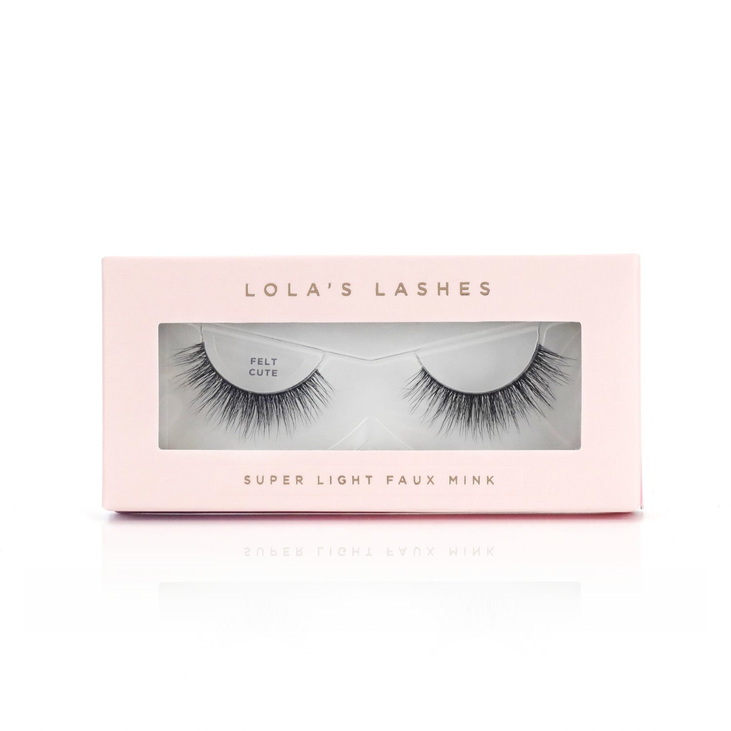 Felt Cute Clear Band Strip Lashes