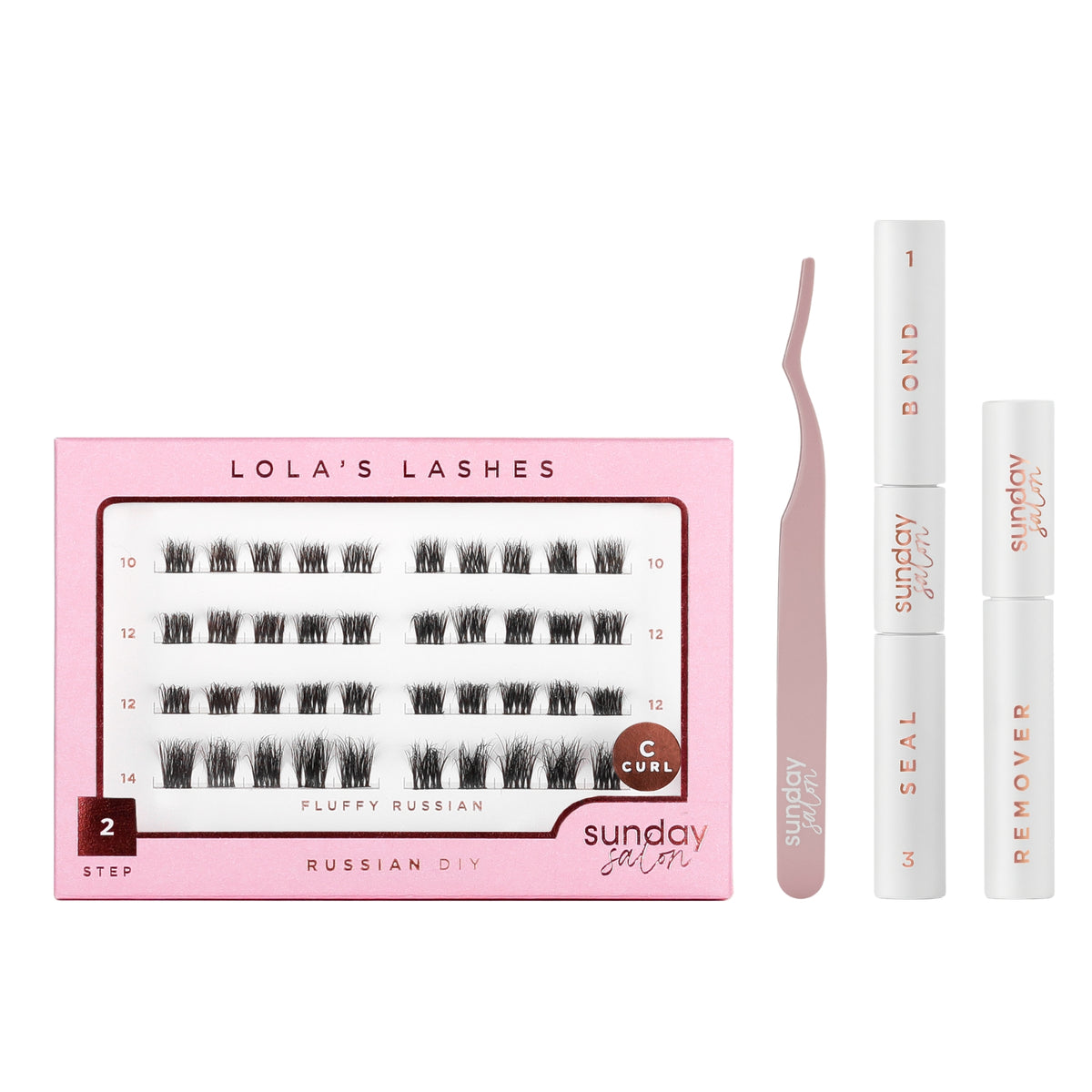 Fluffy Russian DIY Lash Extensions Starter Set