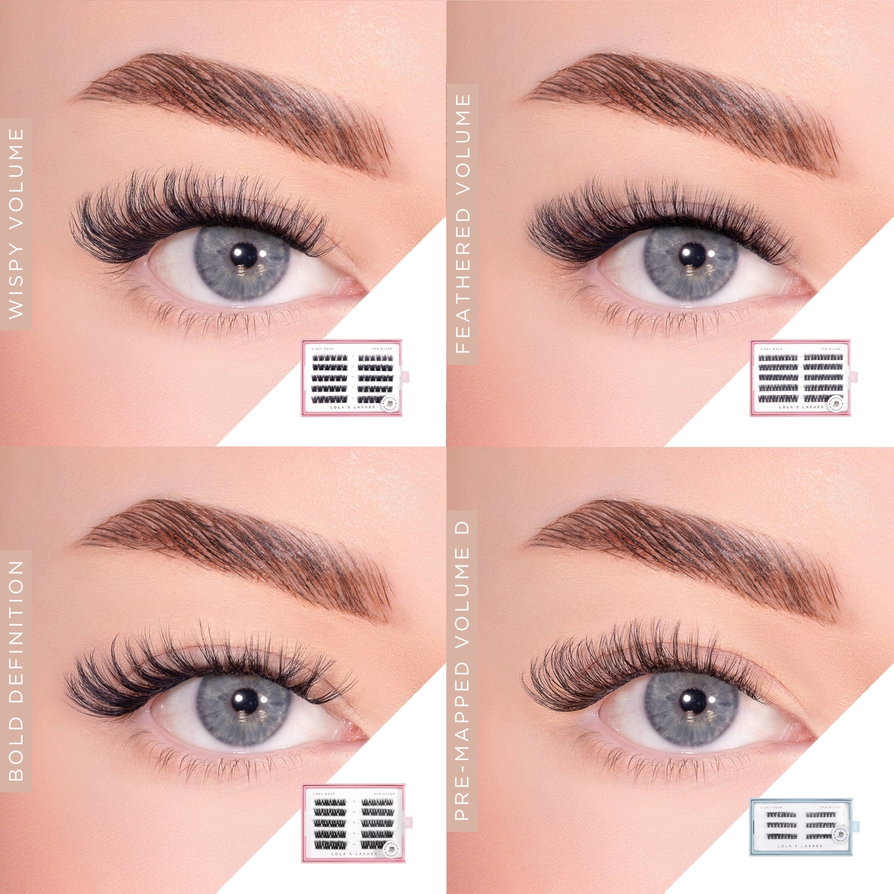 Pre-Glued Lashes Starter Set