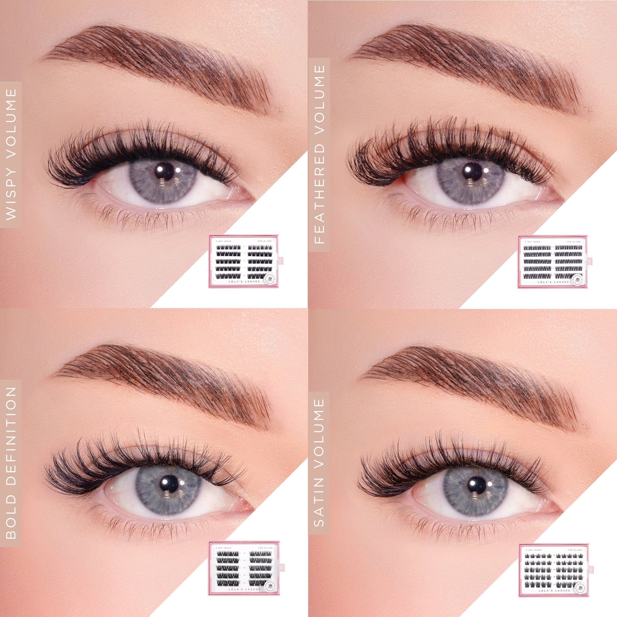 Pre-Glued Lash Book