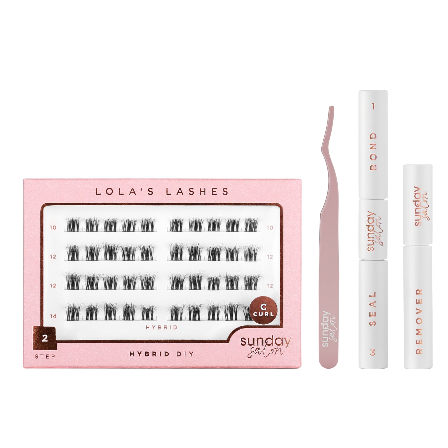 Hybrid DIY Lash Extensions Starter Set