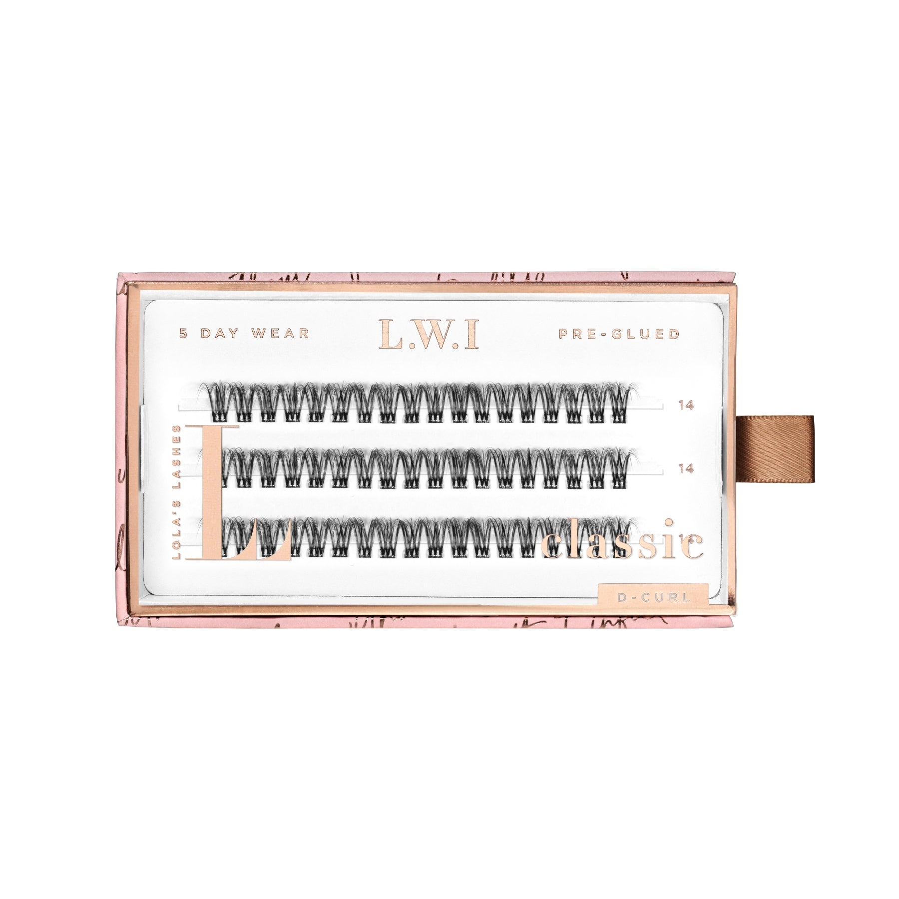 LWI Classic Single Length Pre-Glued Lashes