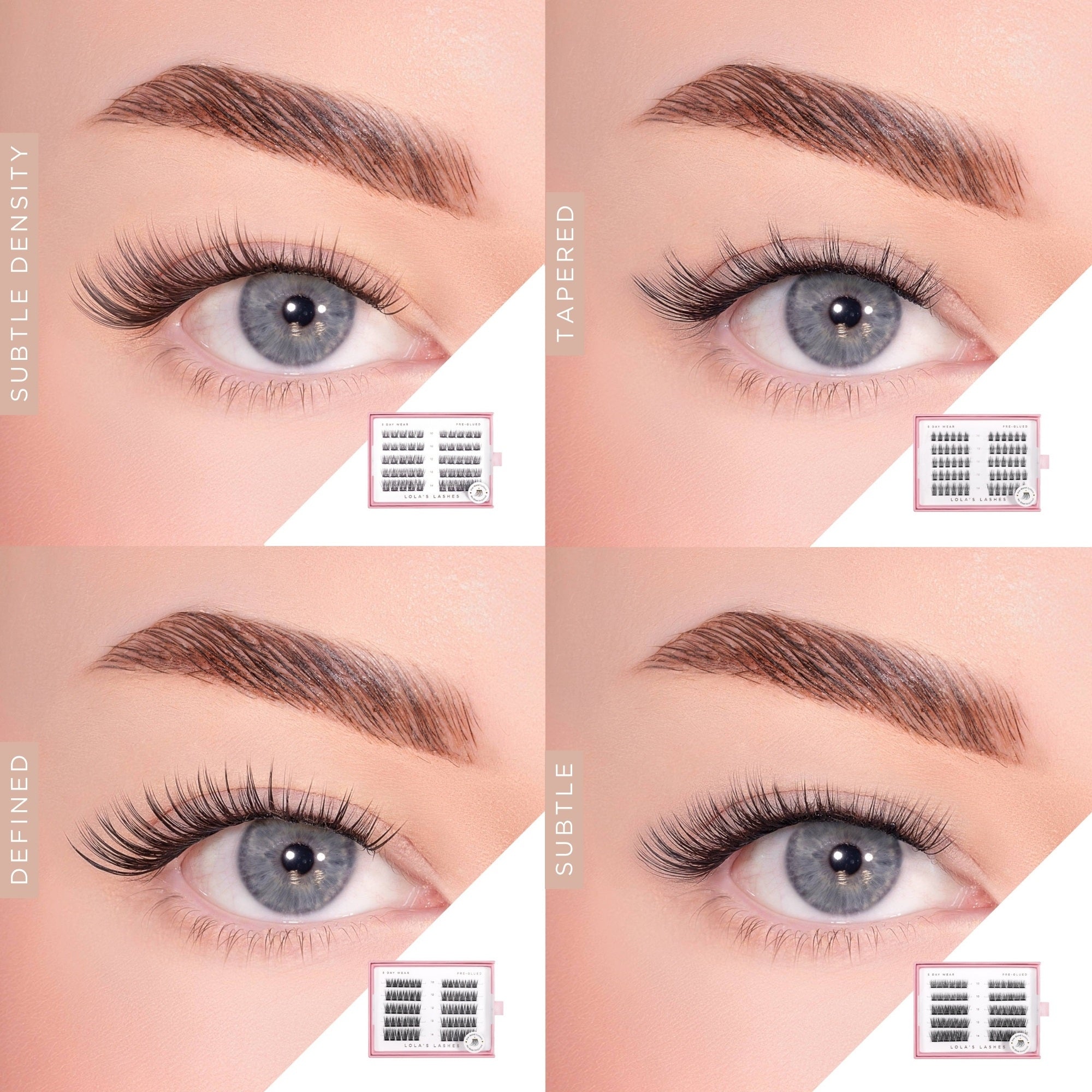 The Lash Edit: Custom Pre-Glued Look Book