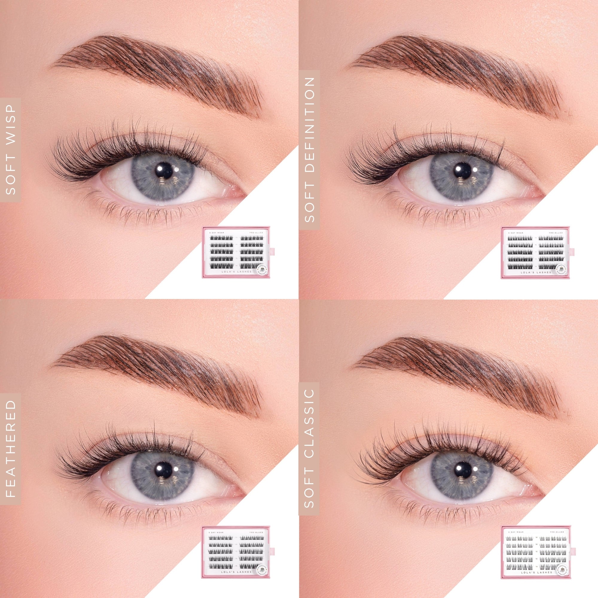 Pre-Glued Lash Book