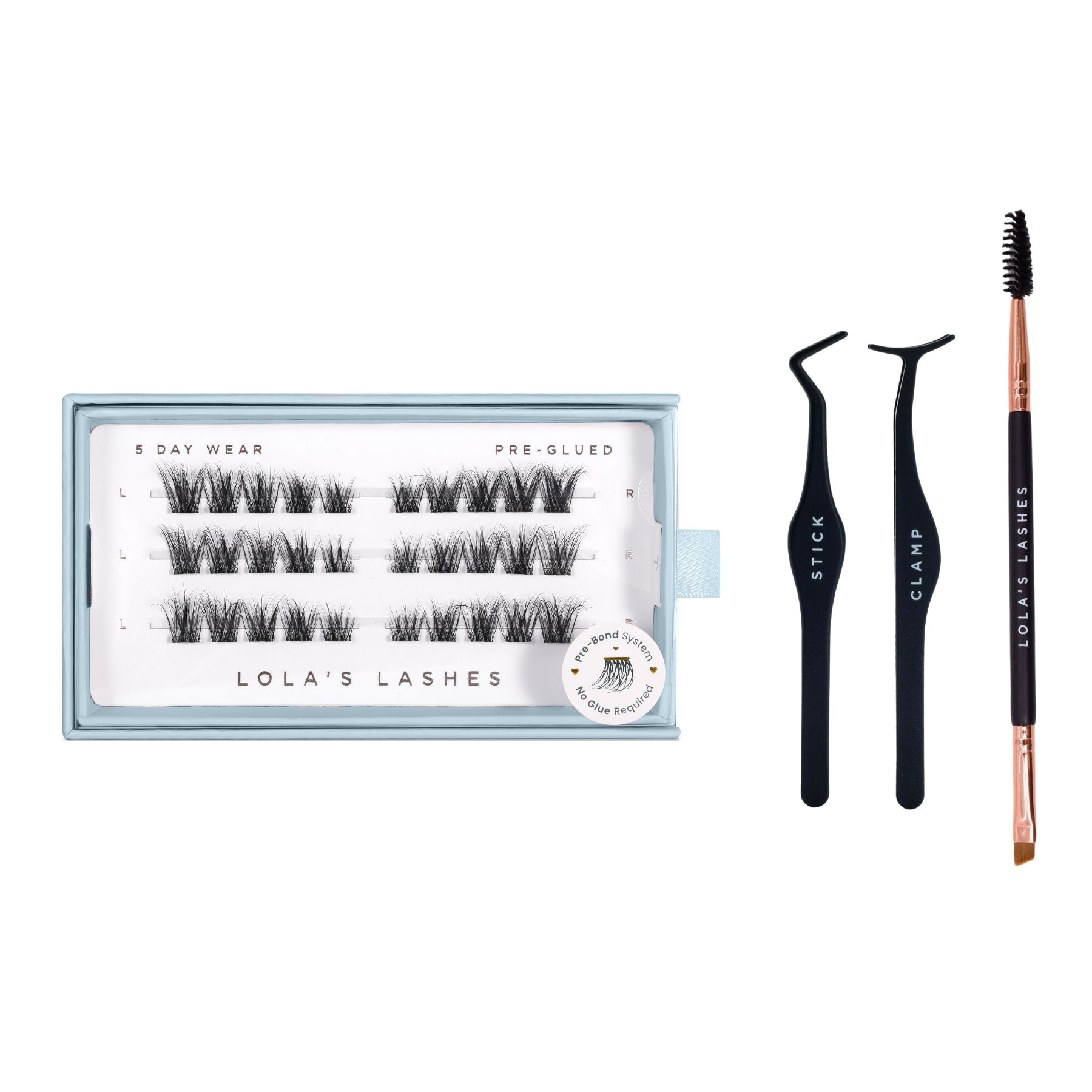 Pre-Glued Lashes Starter Set