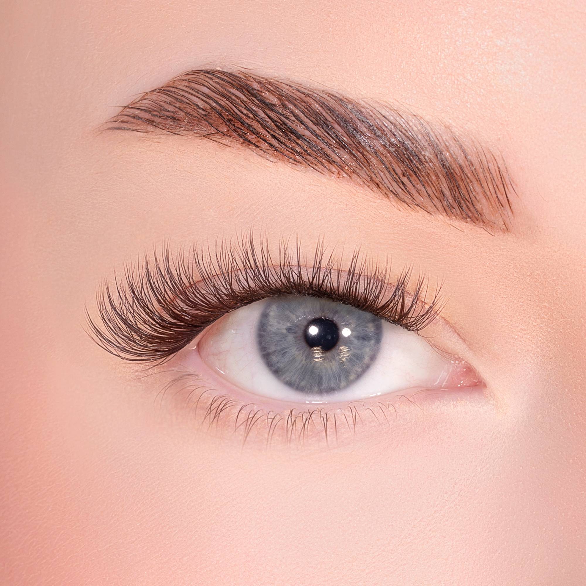 Soft Cocoa Brown Pre-Glued Lashes