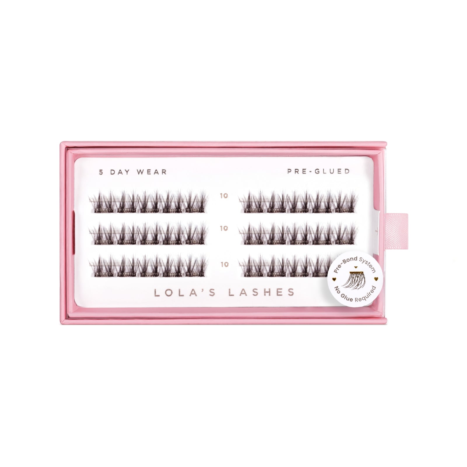 Soft Definition Brown Single Length Pre-Glued Lashes