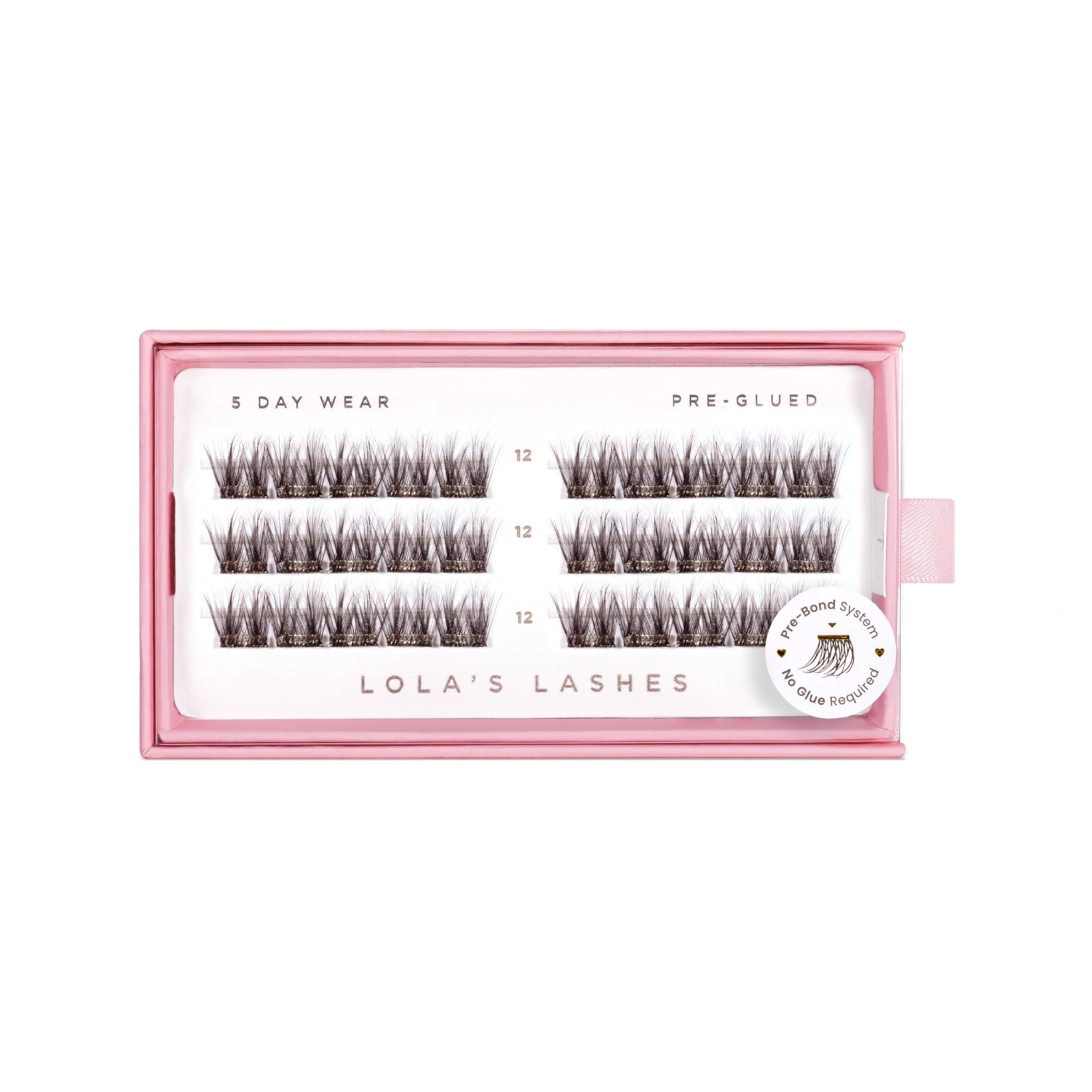 Soft Definition Brown Single Length Pre-Glued Lashes