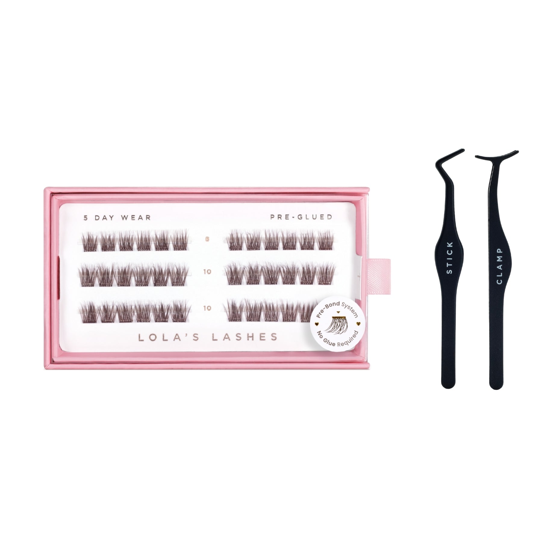 Soft Wisp Petite Dark Brown Pre-Glued Lashes Set