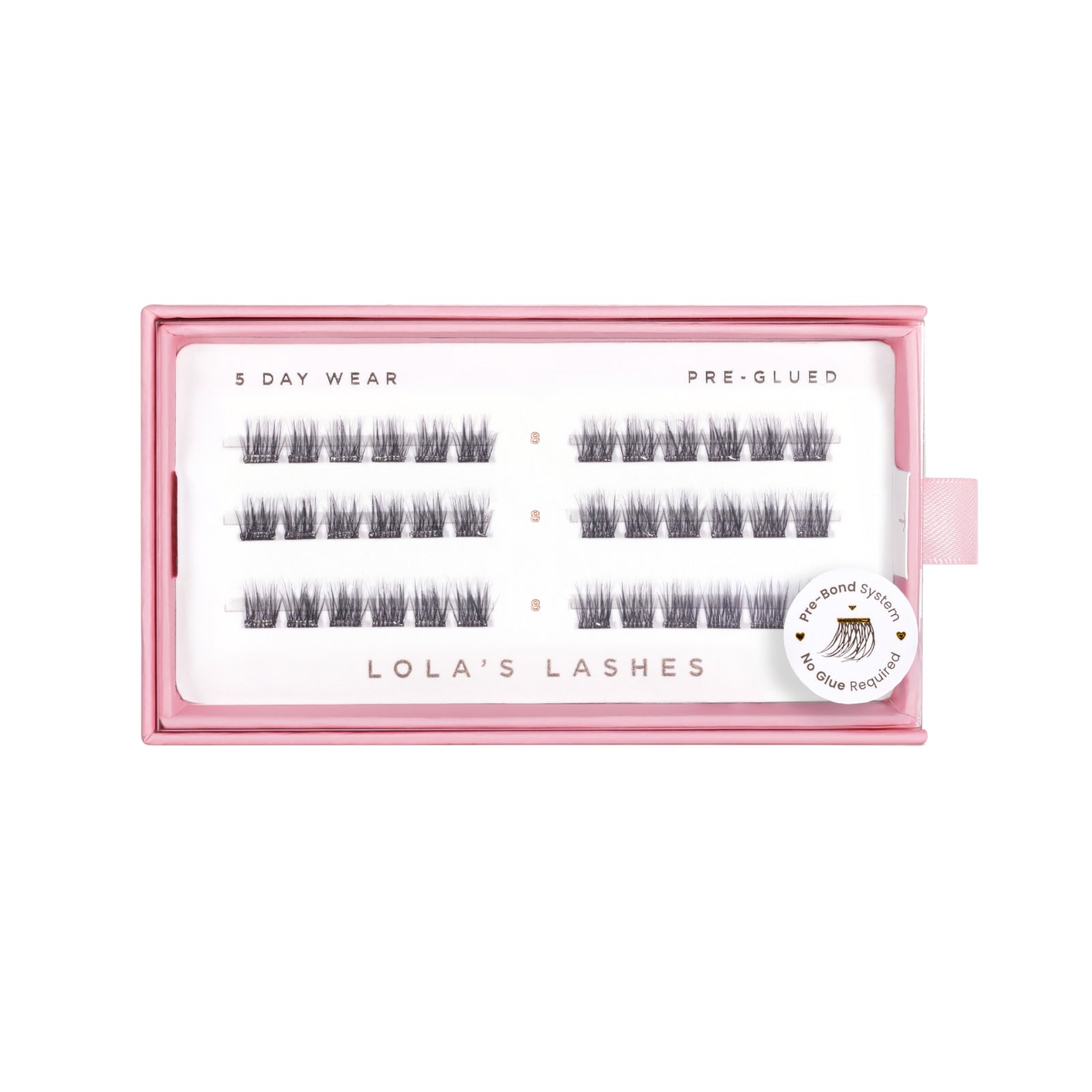 Soft Wisp Single Length Pre-Glued Lashes