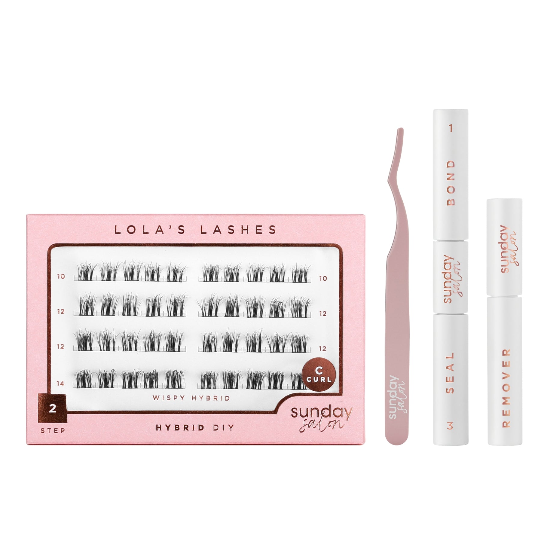 Wispy Hybrid DIY Lash Extensions Starter Set
