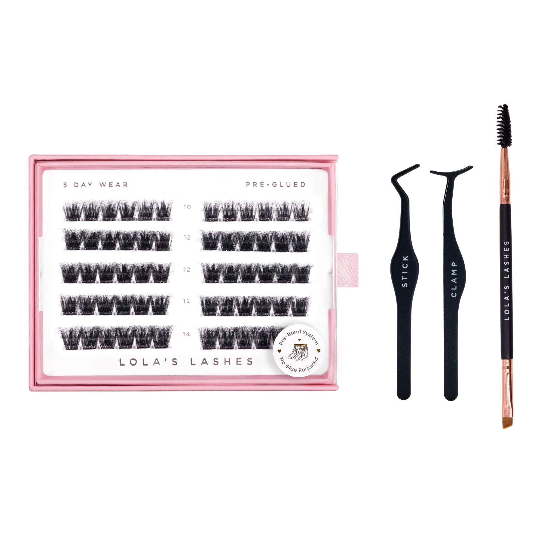 Pre-Glued Lashes Starter Set