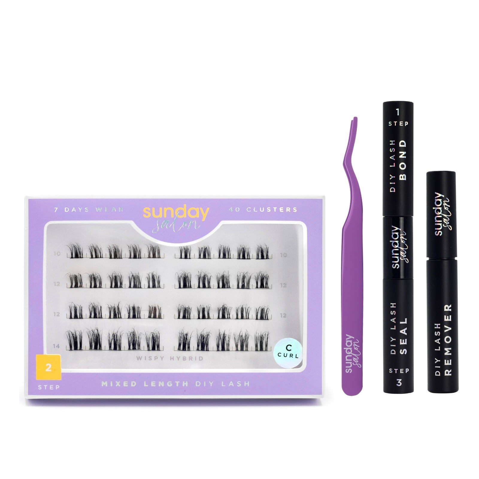 Wispy Hybrid DIY Lash Extensions Starter Set