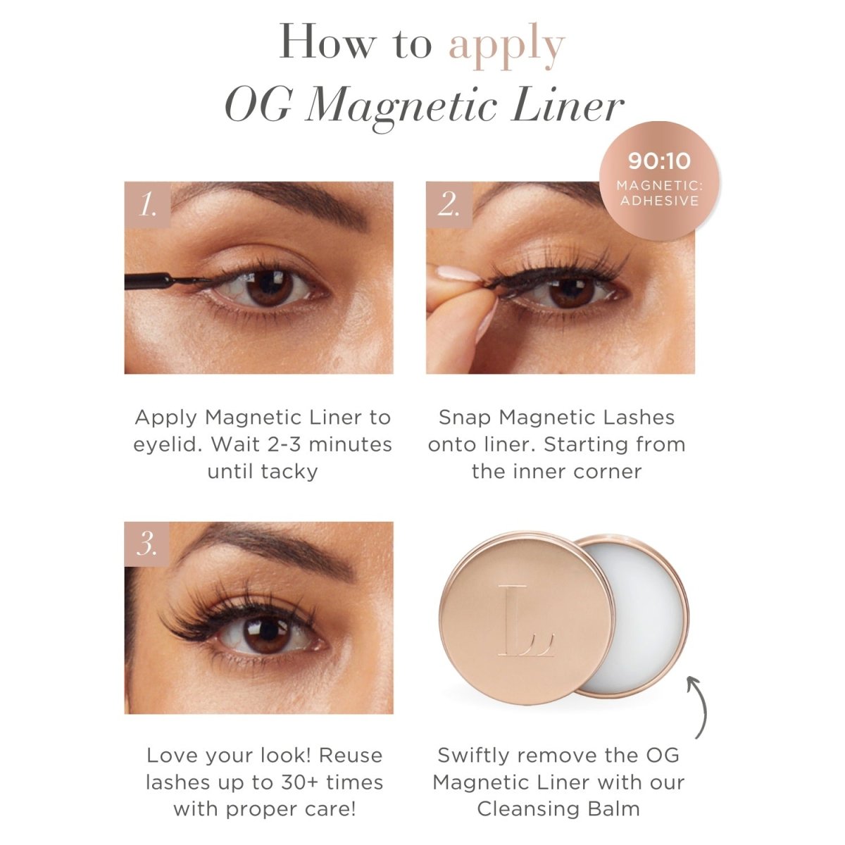 Black Magnetic Eyeliner - Lola's Lashes