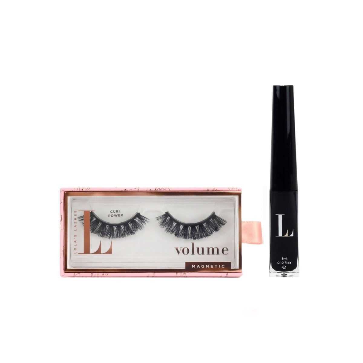 Curl Power Russian Hybrid Magnetic Lash & Liner Set - Lola's Lashes