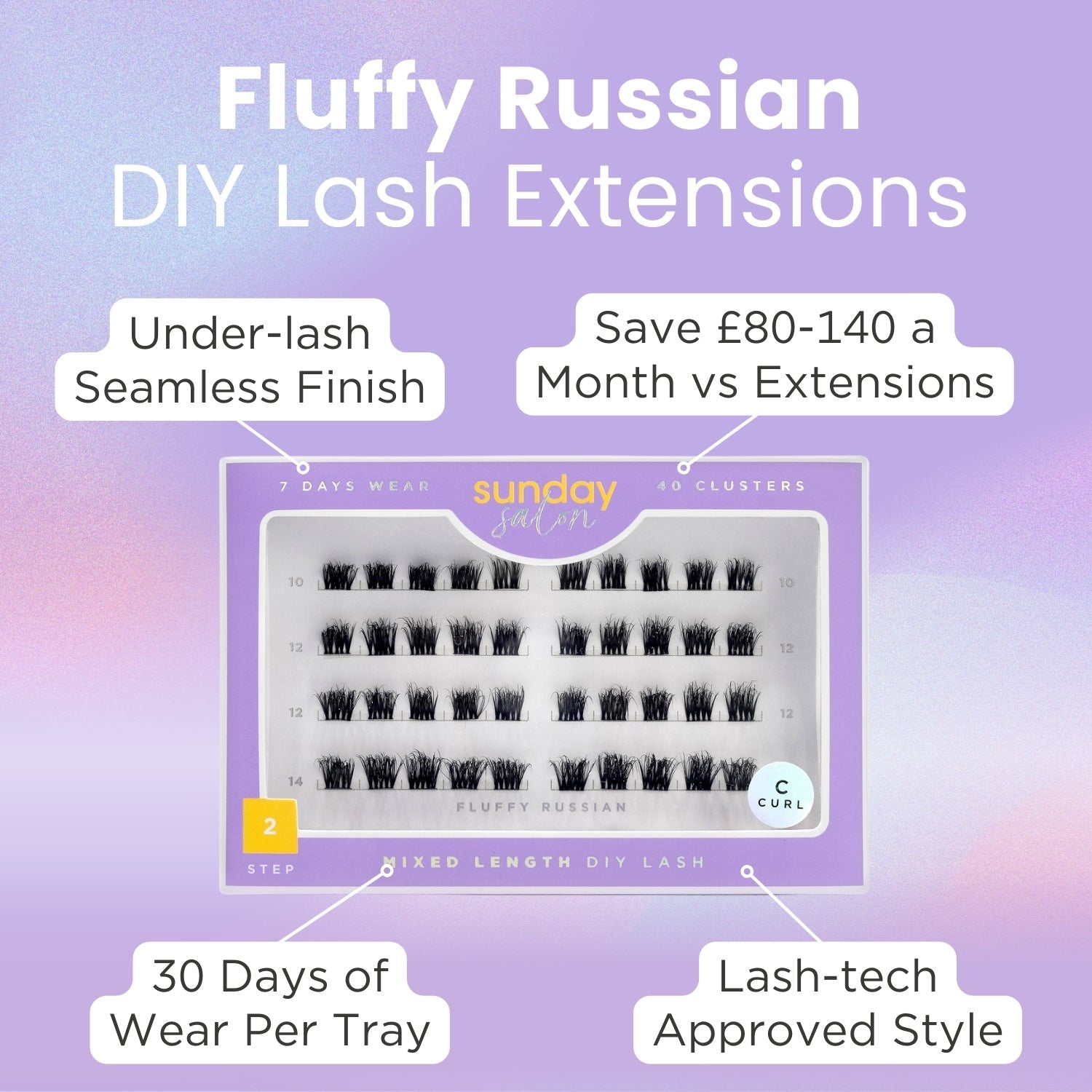 Fluffy Russian DIY Lash Extension Kit - Lola's Lashes