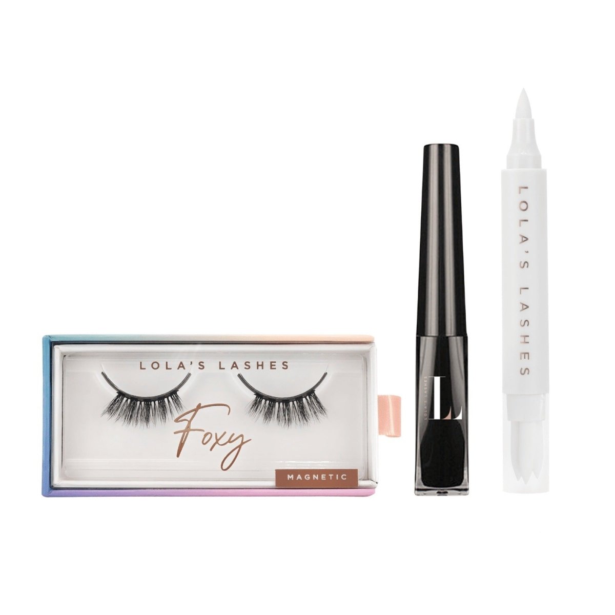 Foxy Hybrid Magnetic Half Lash Kit - Lola's Lashes