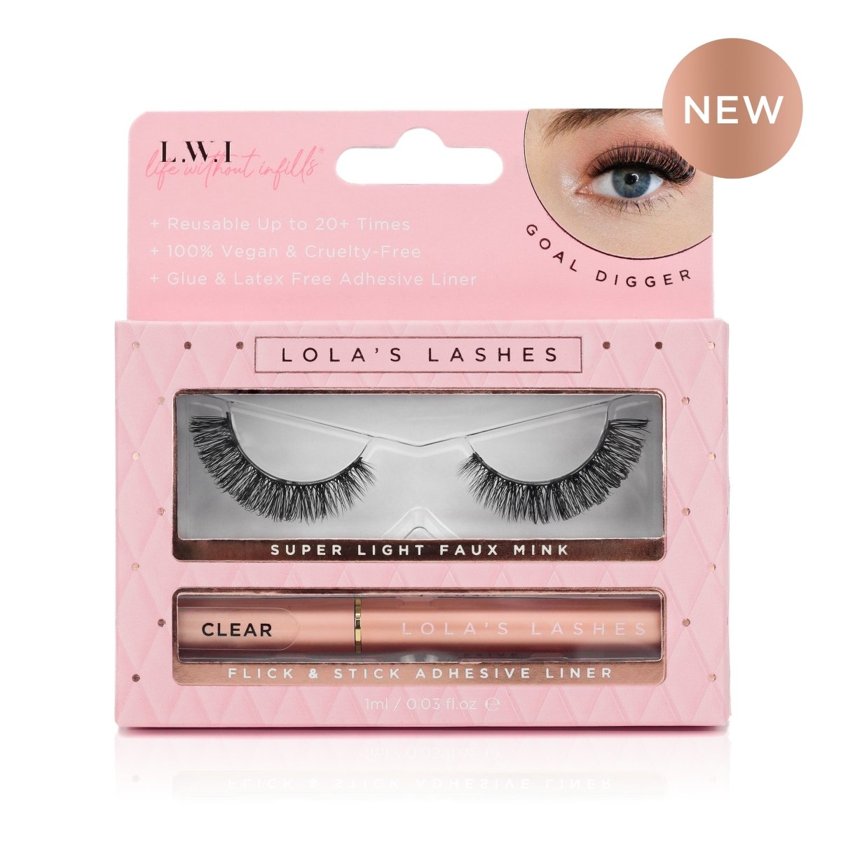 Goal Digger Flick & Stick Set - Lola's Lashes