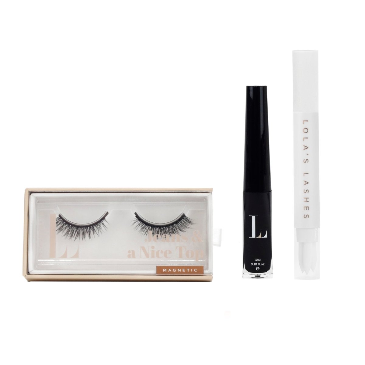 Jeans & a Nice Top Hybrid Magnetic Lash & Liner Set - Lola's Lashes
