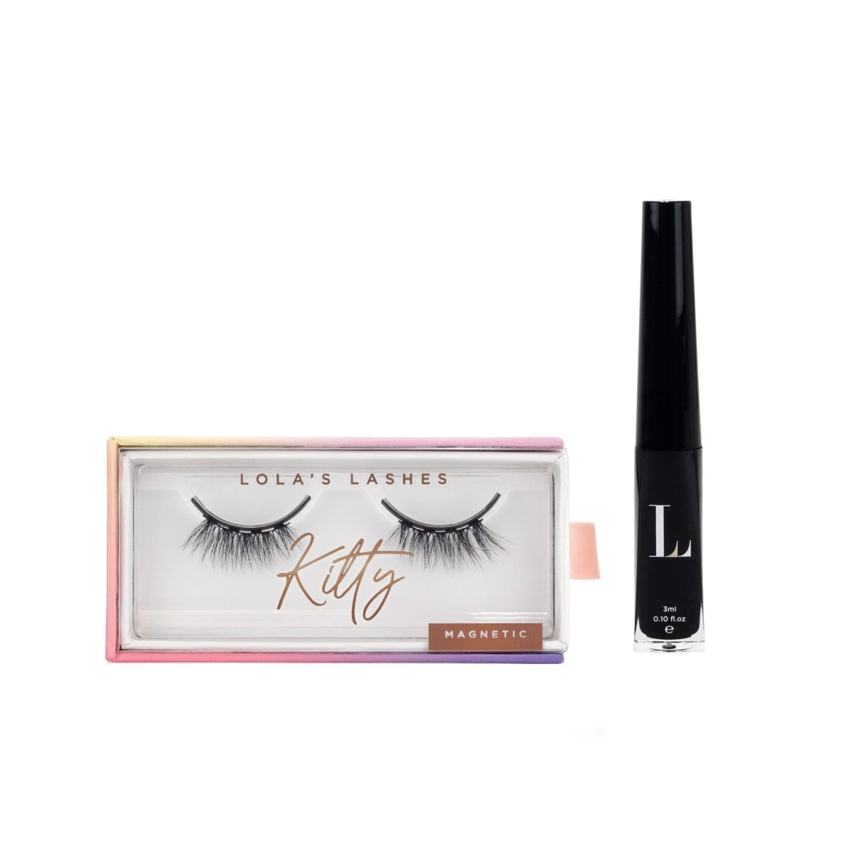 Kitty Hybrid Magnetic Lash & Liner Set - Lola's Lashes