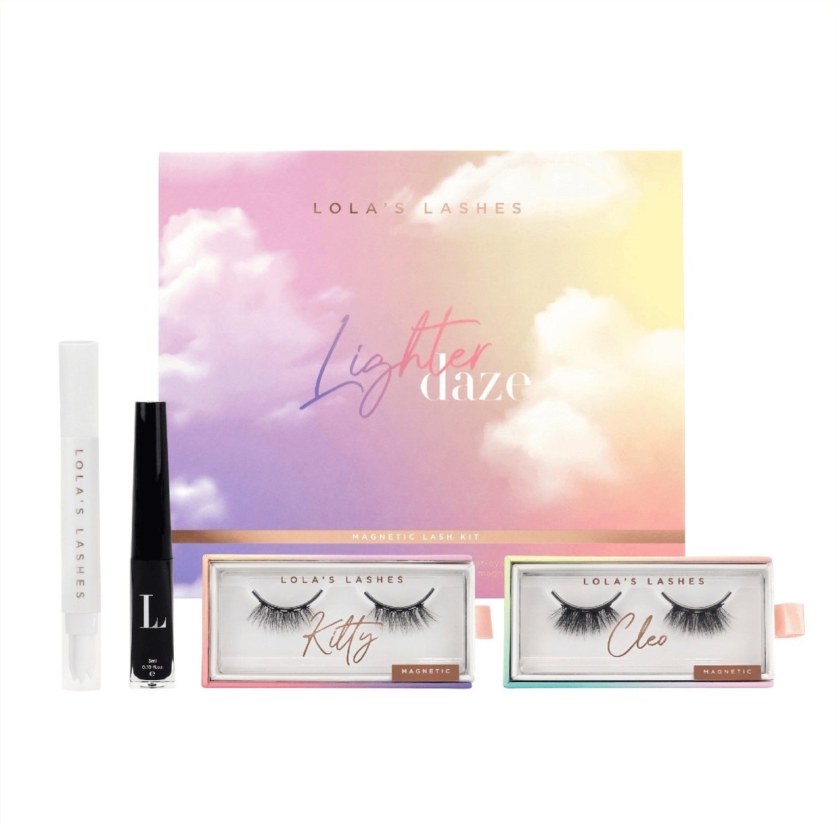 Lighter Daze Hybrid Magnetic Half Lash Duo Vanity Box - Lola's Lashes