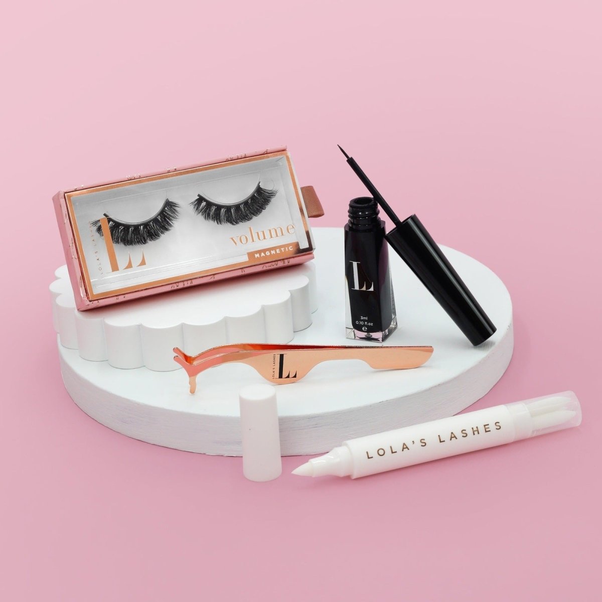 L.W.I Curl Power Russian Hybrid Magnetic Lash & Liner Set - Lola's Lashes