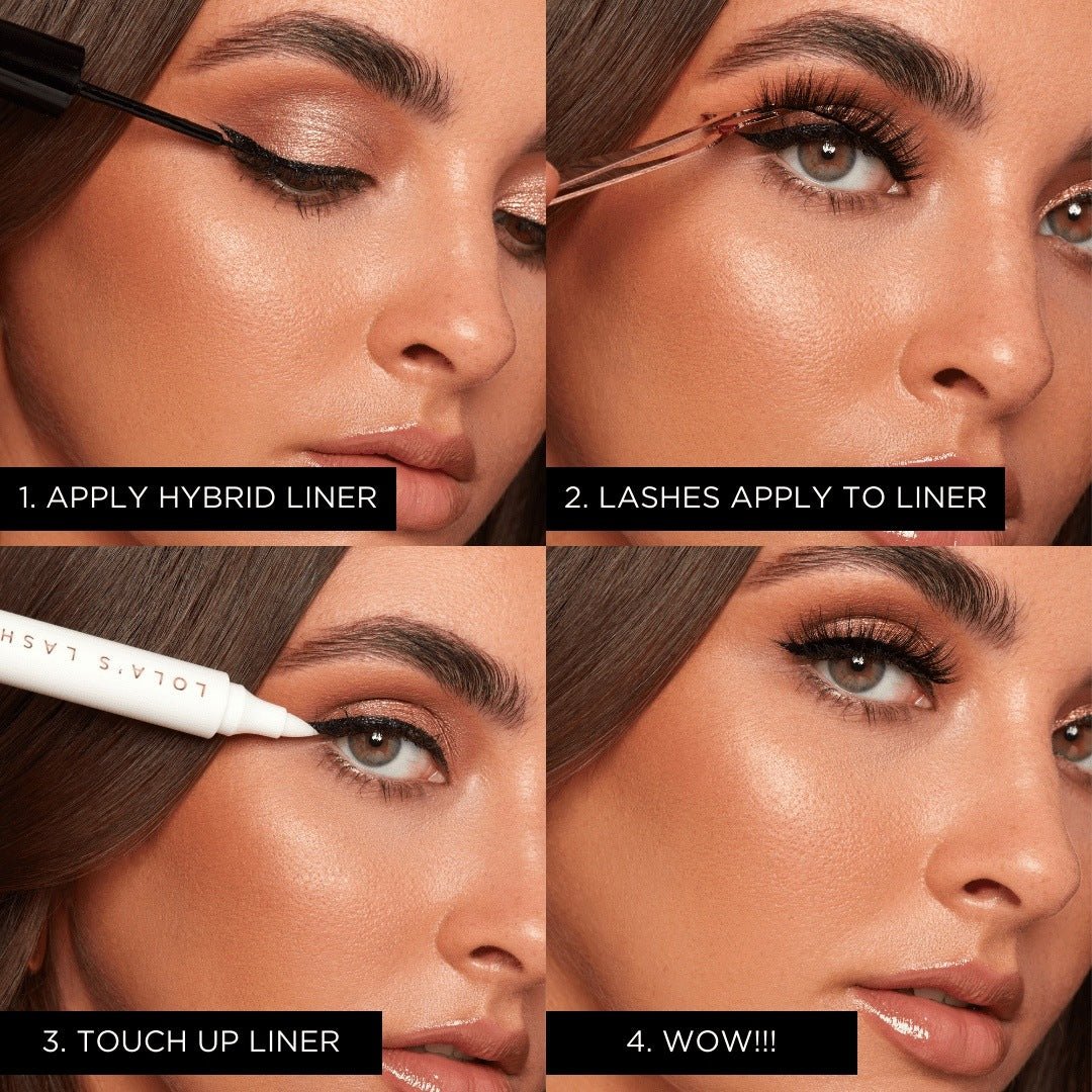 L.W.I Curl Power Russian Hybrid Magnetic Lash & Liner Set - Lola's Lashes