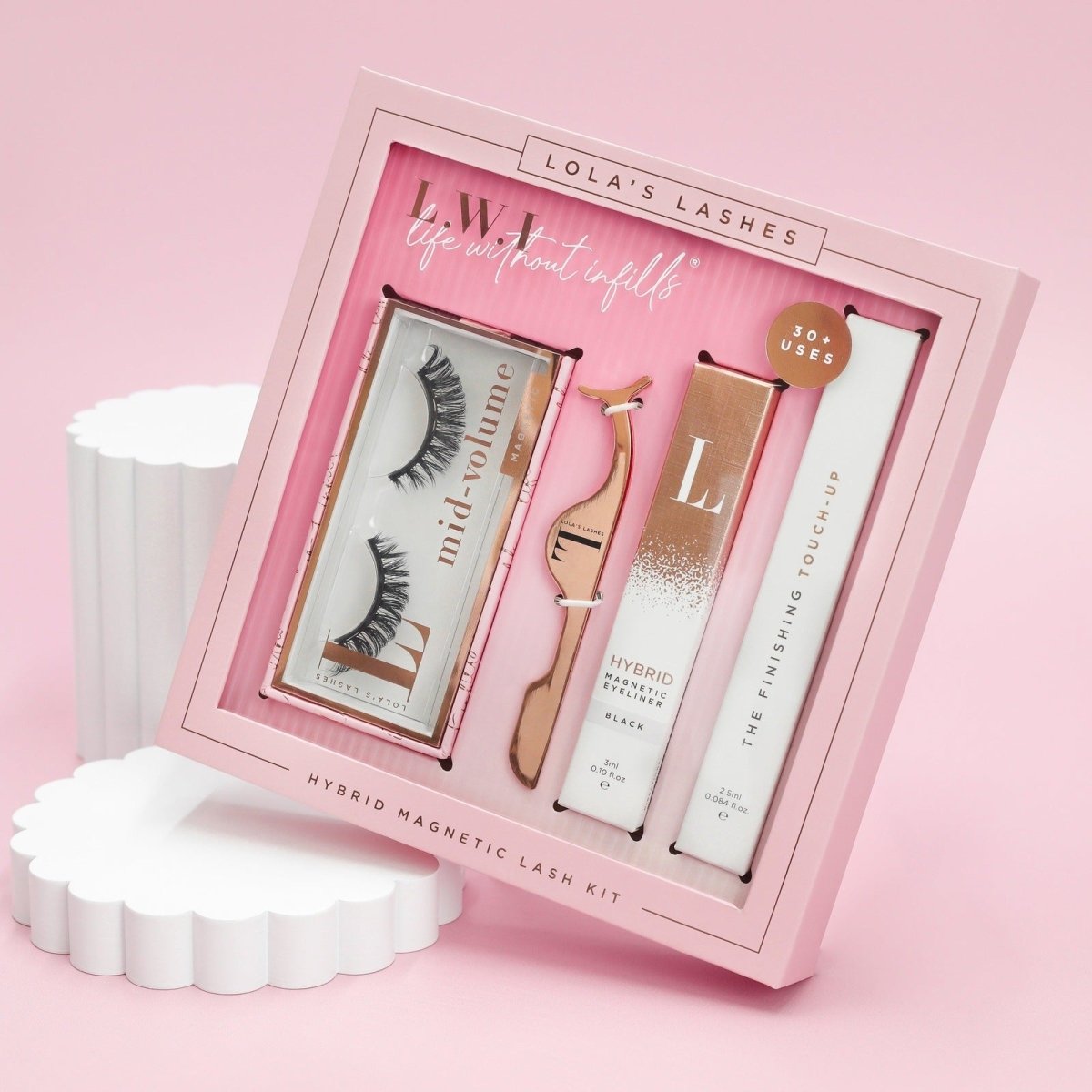 L.W.I Icons Only Russian Hybrid Magnetic Lash & Liner Set - Lola's Lashes