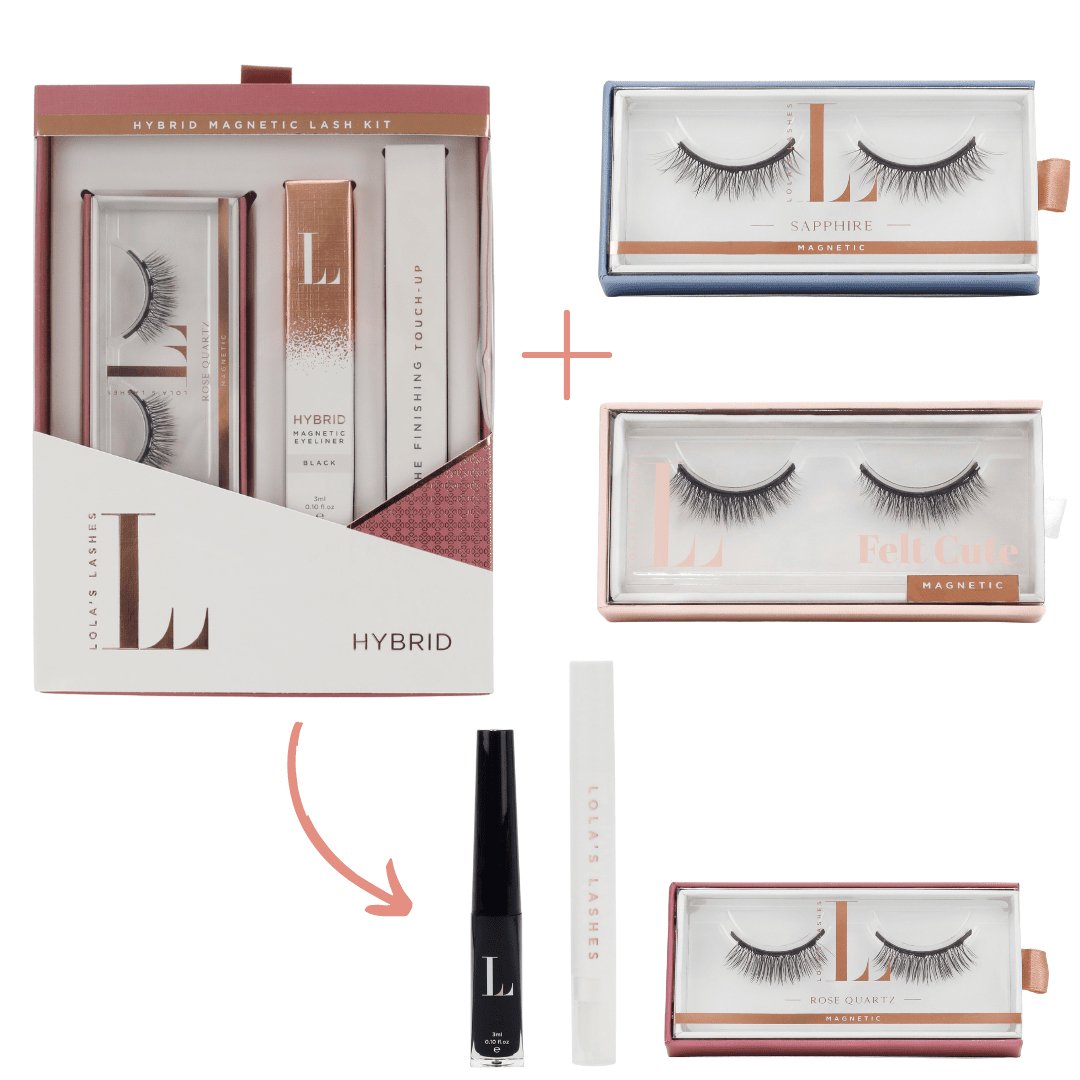 Self Love Hybrid Magnetic Lash Bundle - Lola's Lashes