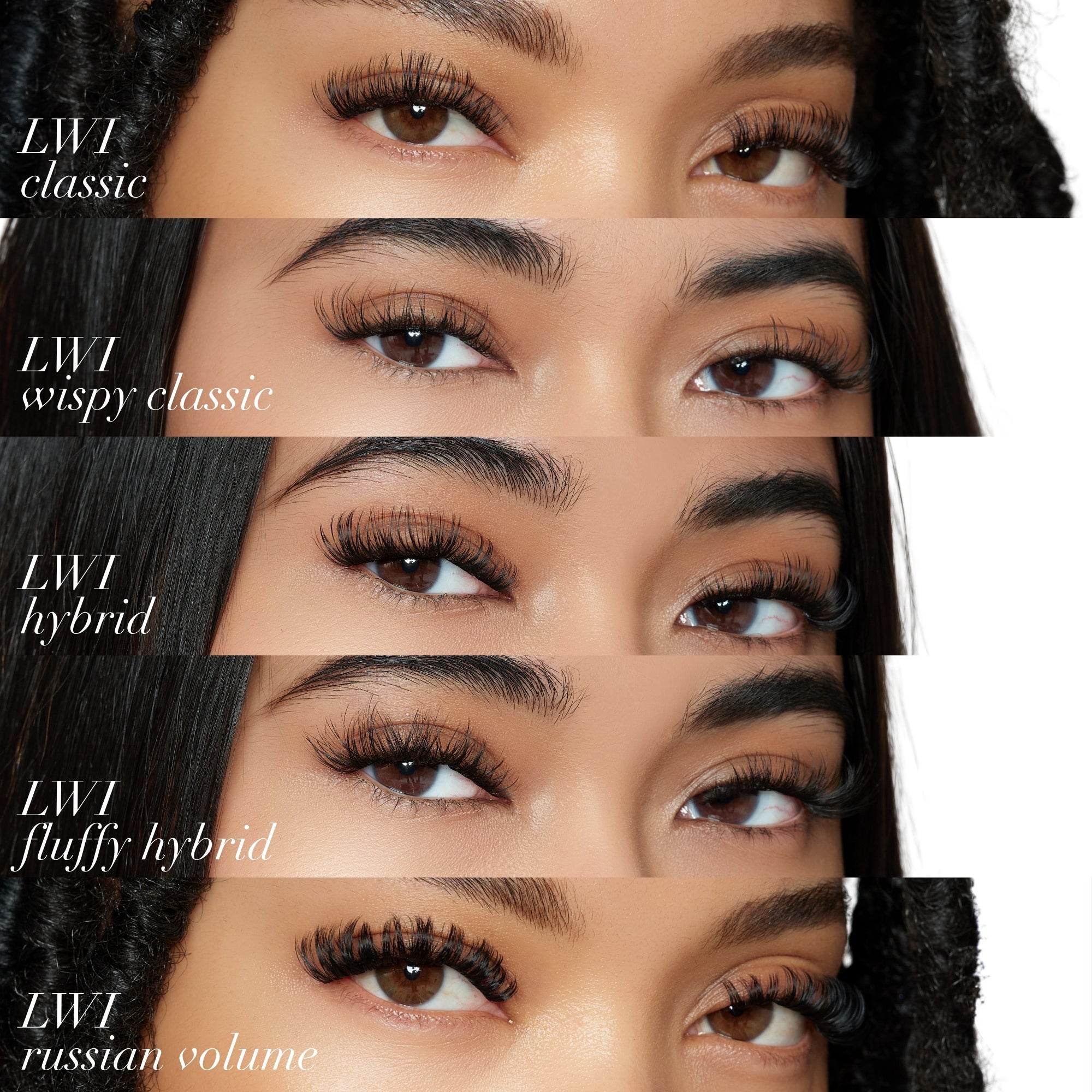 LWI Wispy Classic Pre-Glued Lashes Set