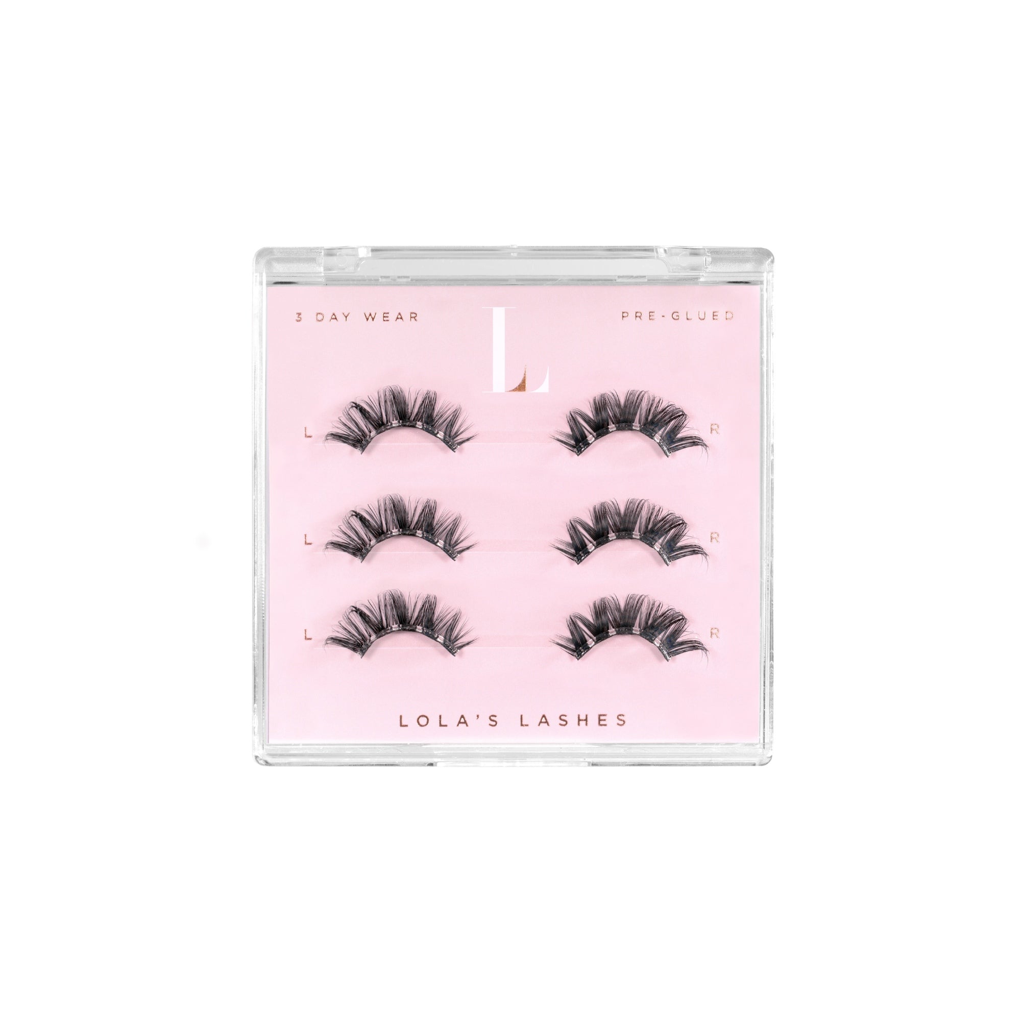 Baby Hybrid Pre-Glued Half Lashes