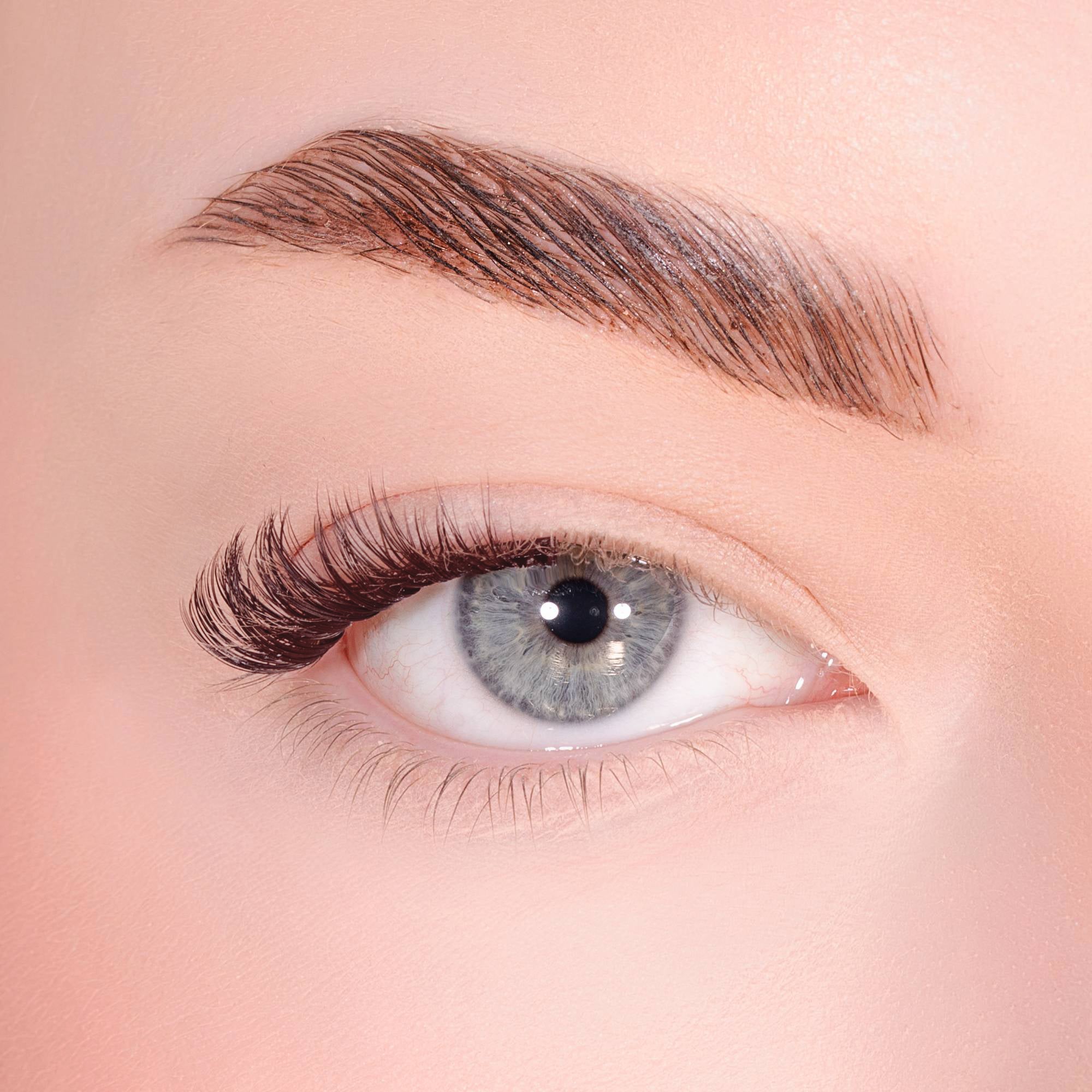 Baby Hybrid Dark Brown Pre-Glued Half Lashes Set