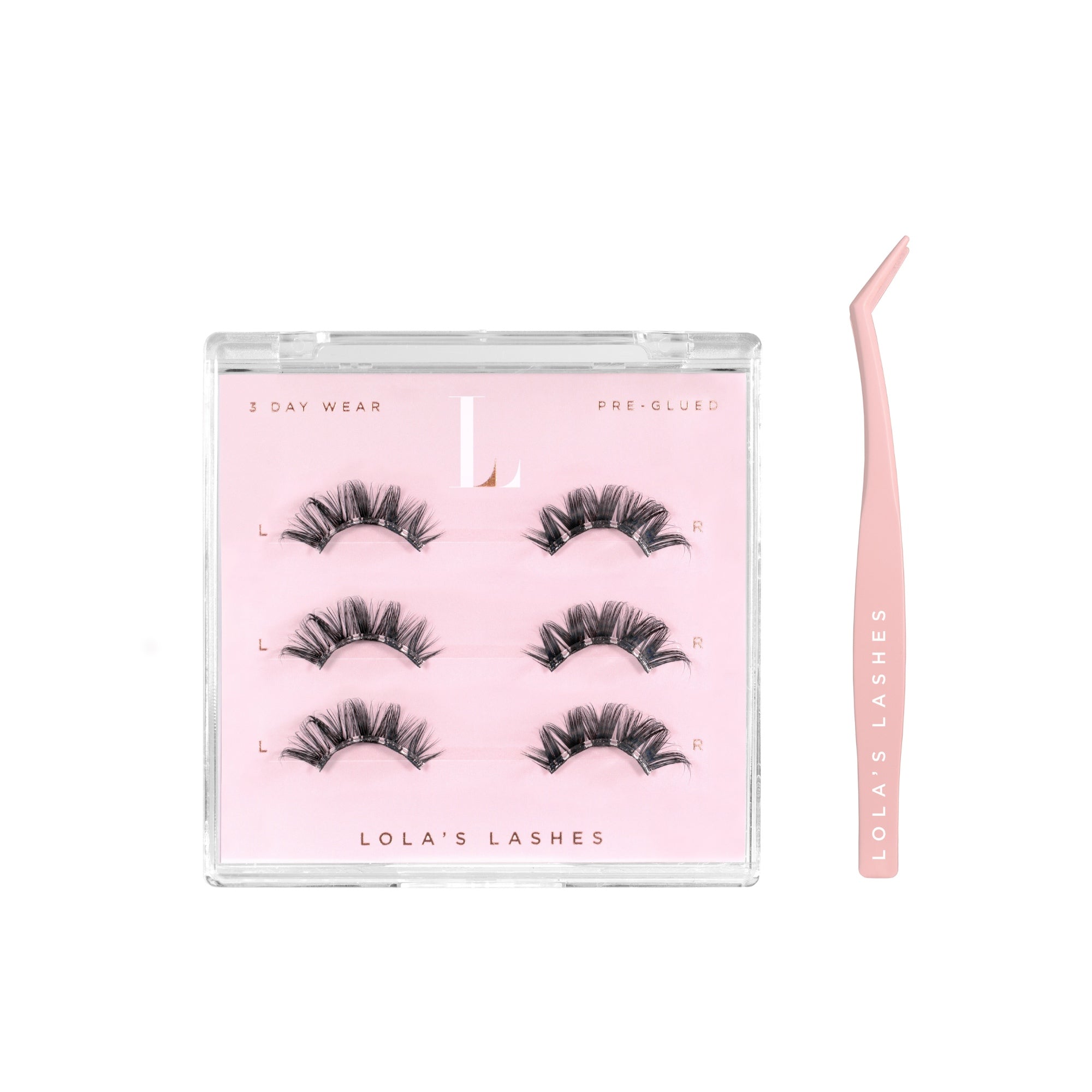 Baby Hybrid Pre-Glued Half Lashes Set