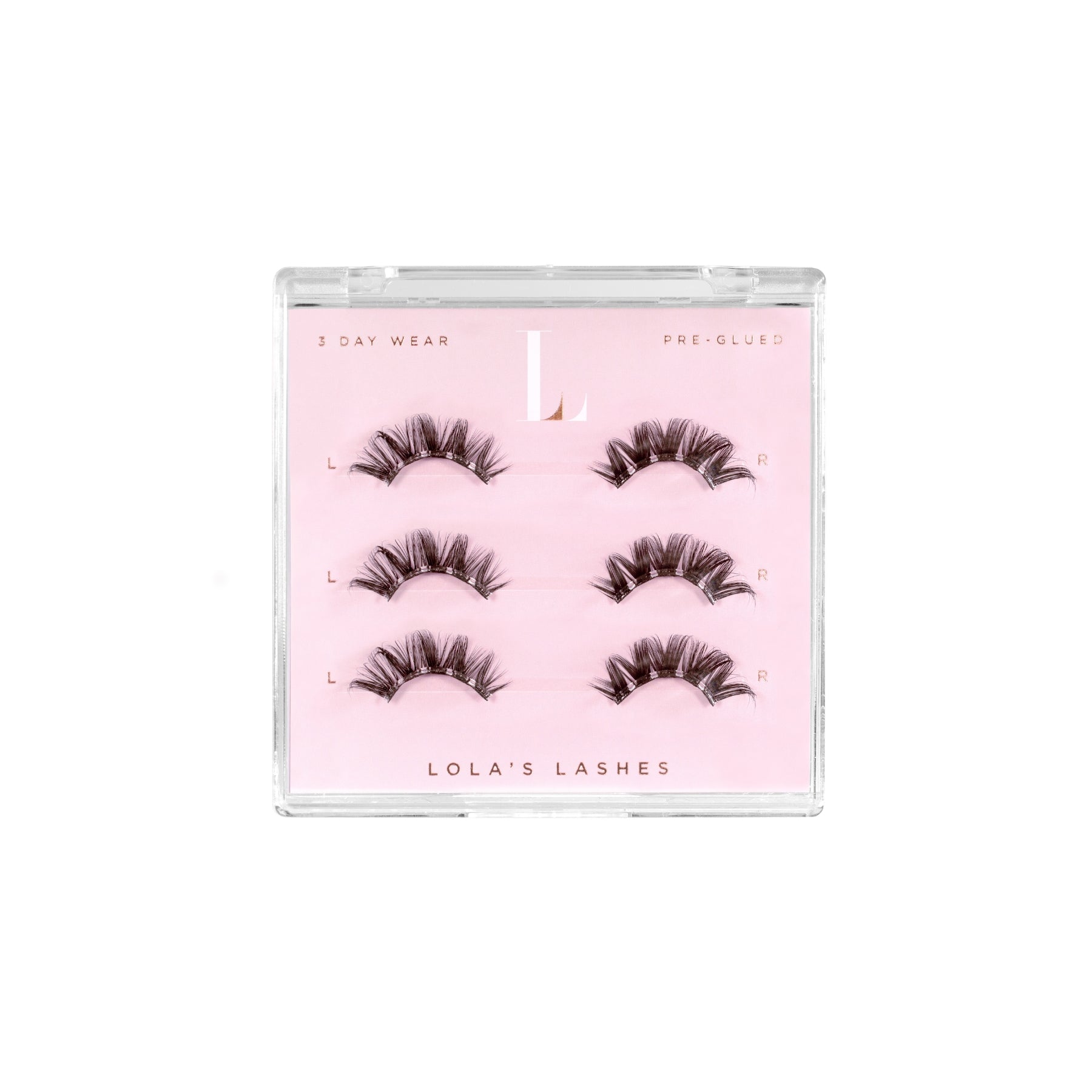 Pre-Glued Half Lashes
