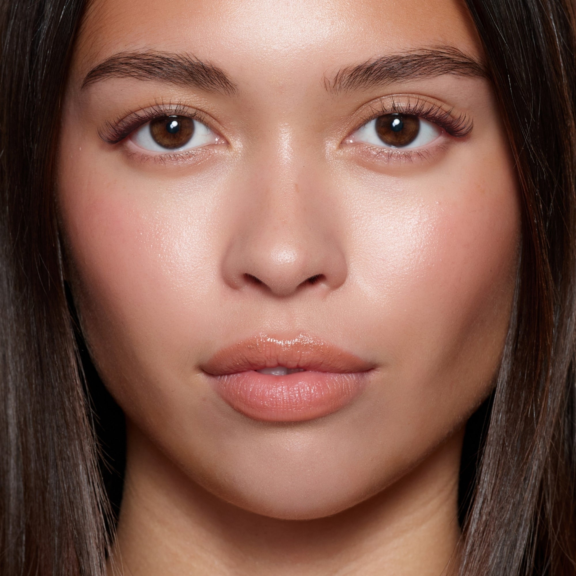 Bare Dark Brown Pre-Glued Half Lashes