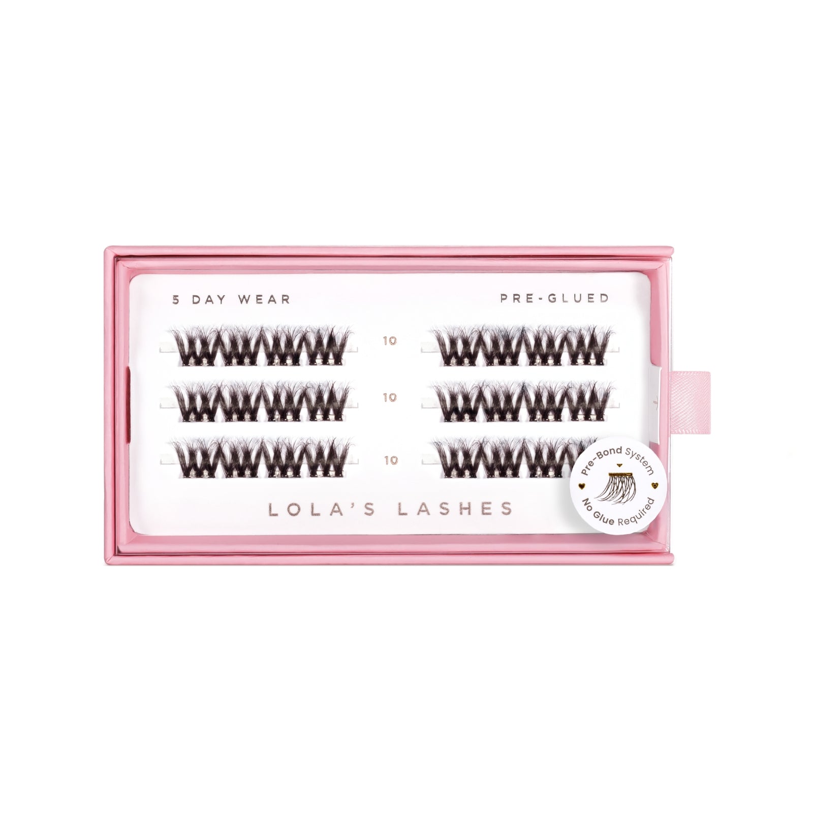 Bold Definition Brown Single Length Pre-Glued Lashes