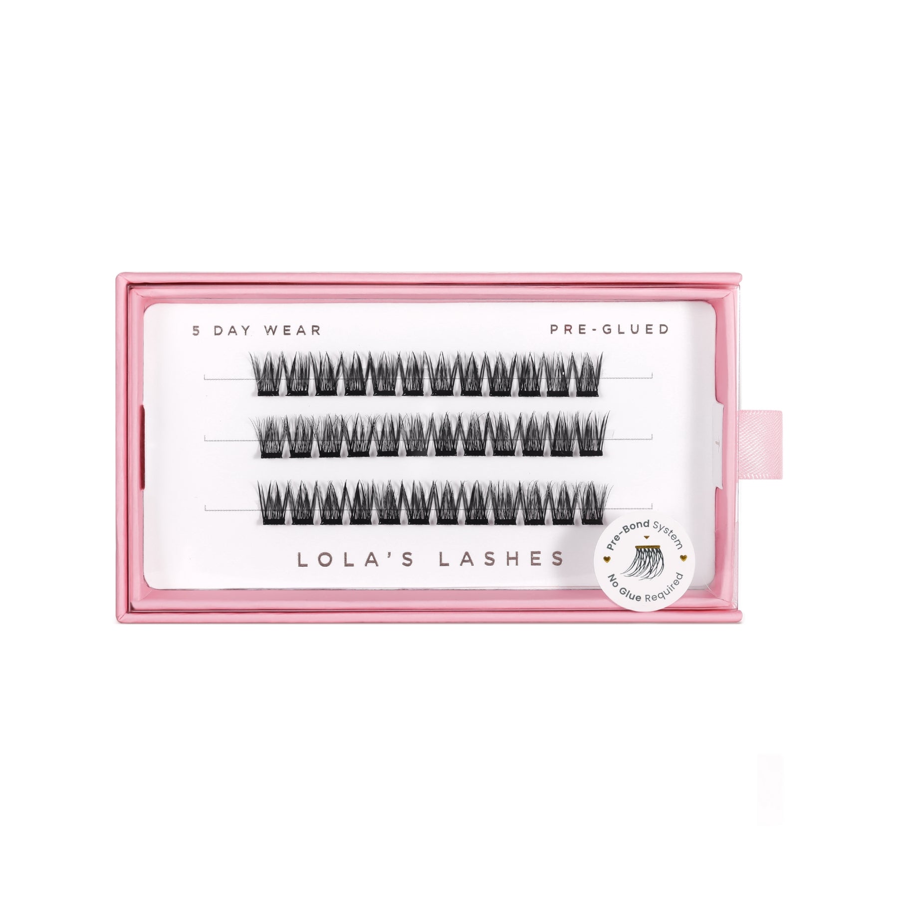 Defined Single Length Pre-Glued Lashes