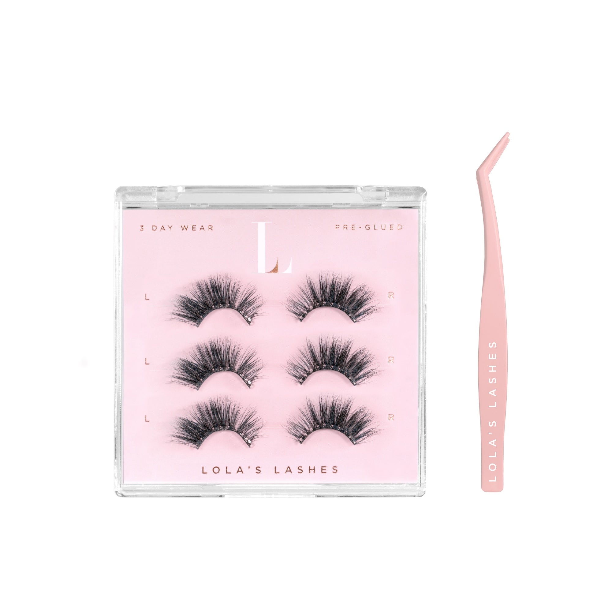 Demi Flare Pre-Glued Half Lashes Set