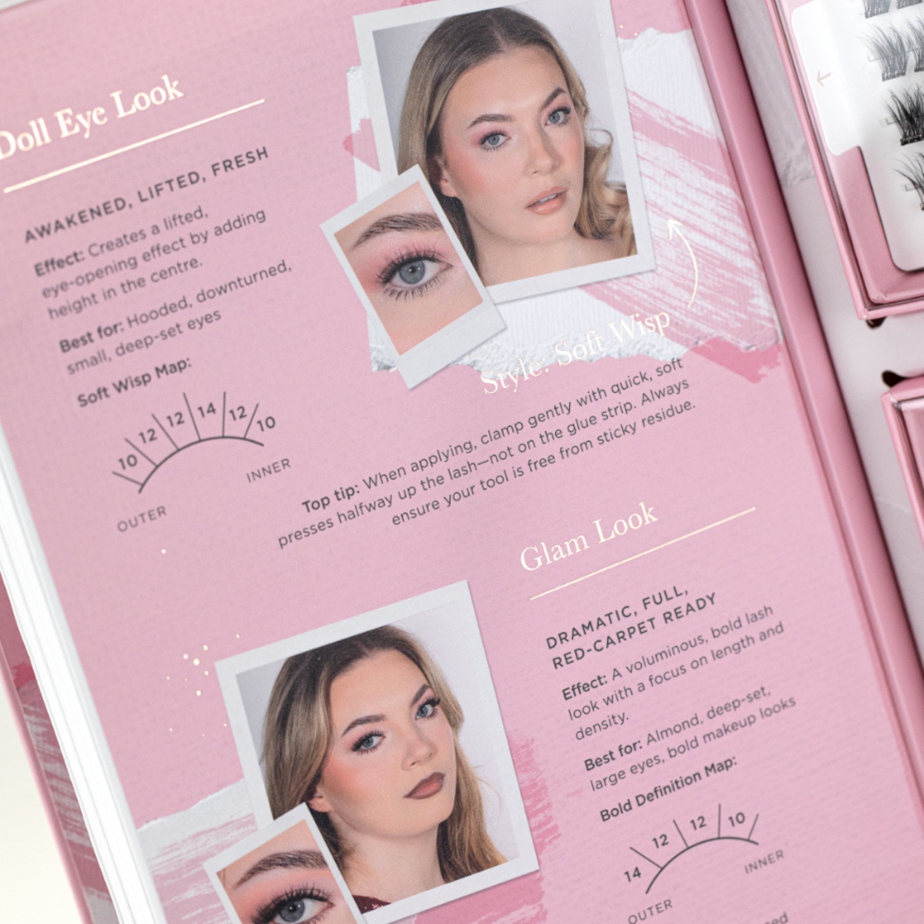 Pre-Glued Lash Book