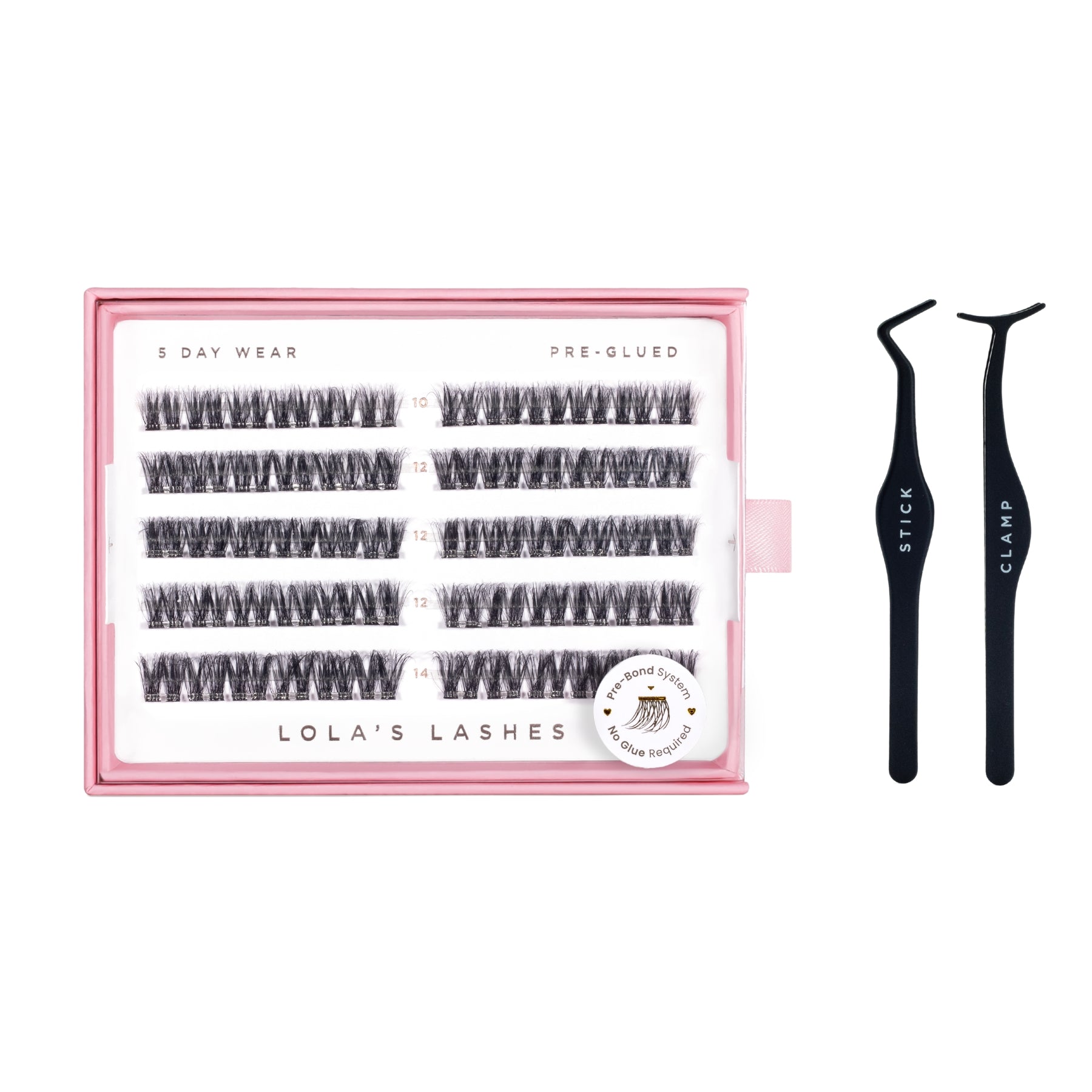 Feathered Volume Pre-Glued Lashes Set