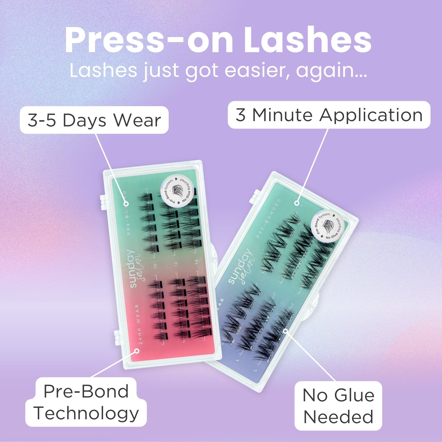 Tapered Press-On Lashes Starter Kit