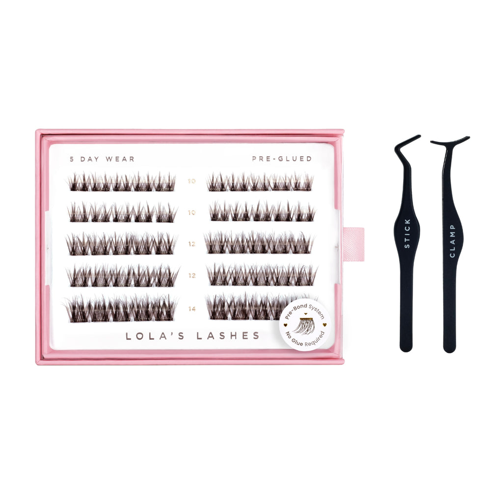 Soft Definition Dark Brown Pre-Glued Lashes Set
