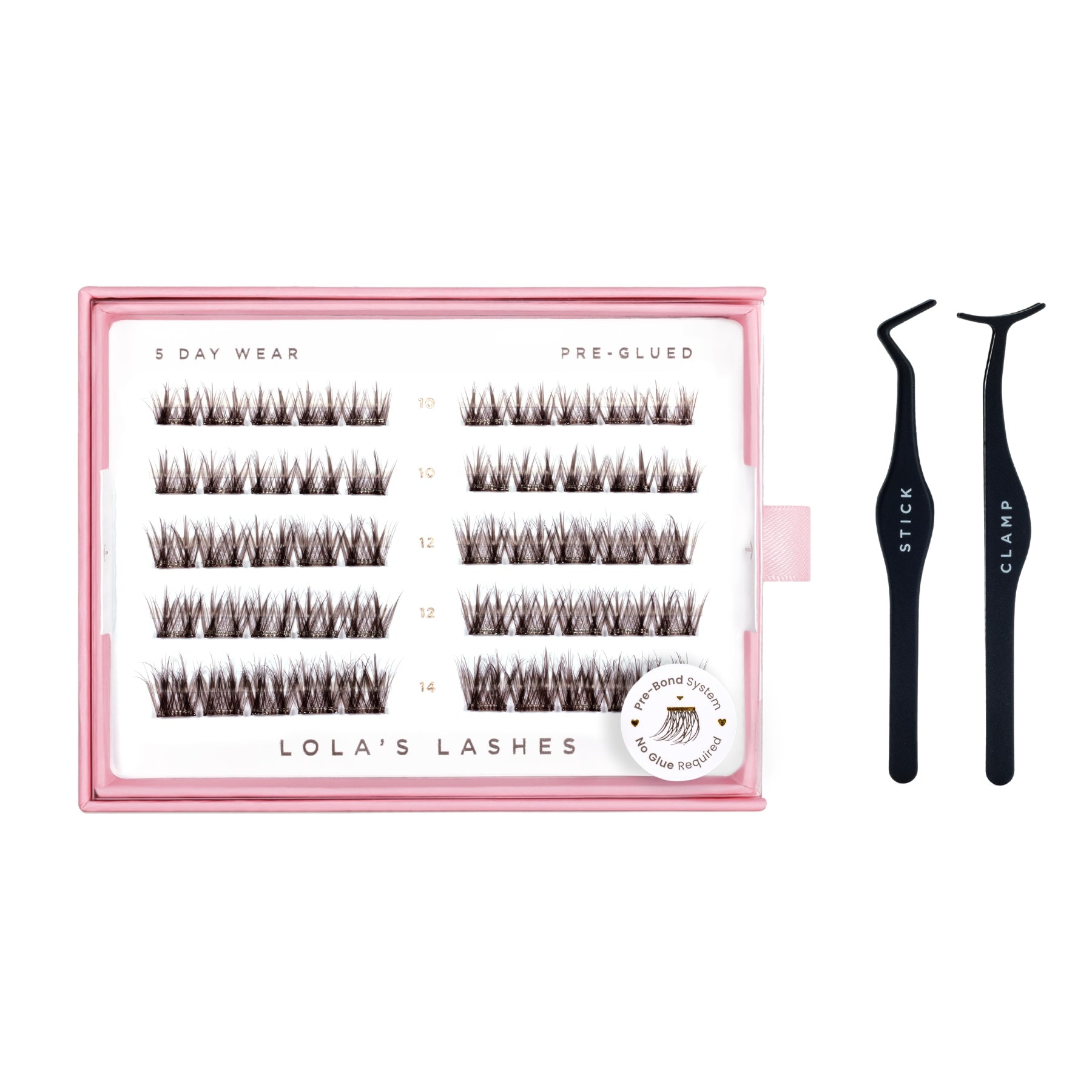 Soft Definition Dark Brown Pre-Glued Lashes Set