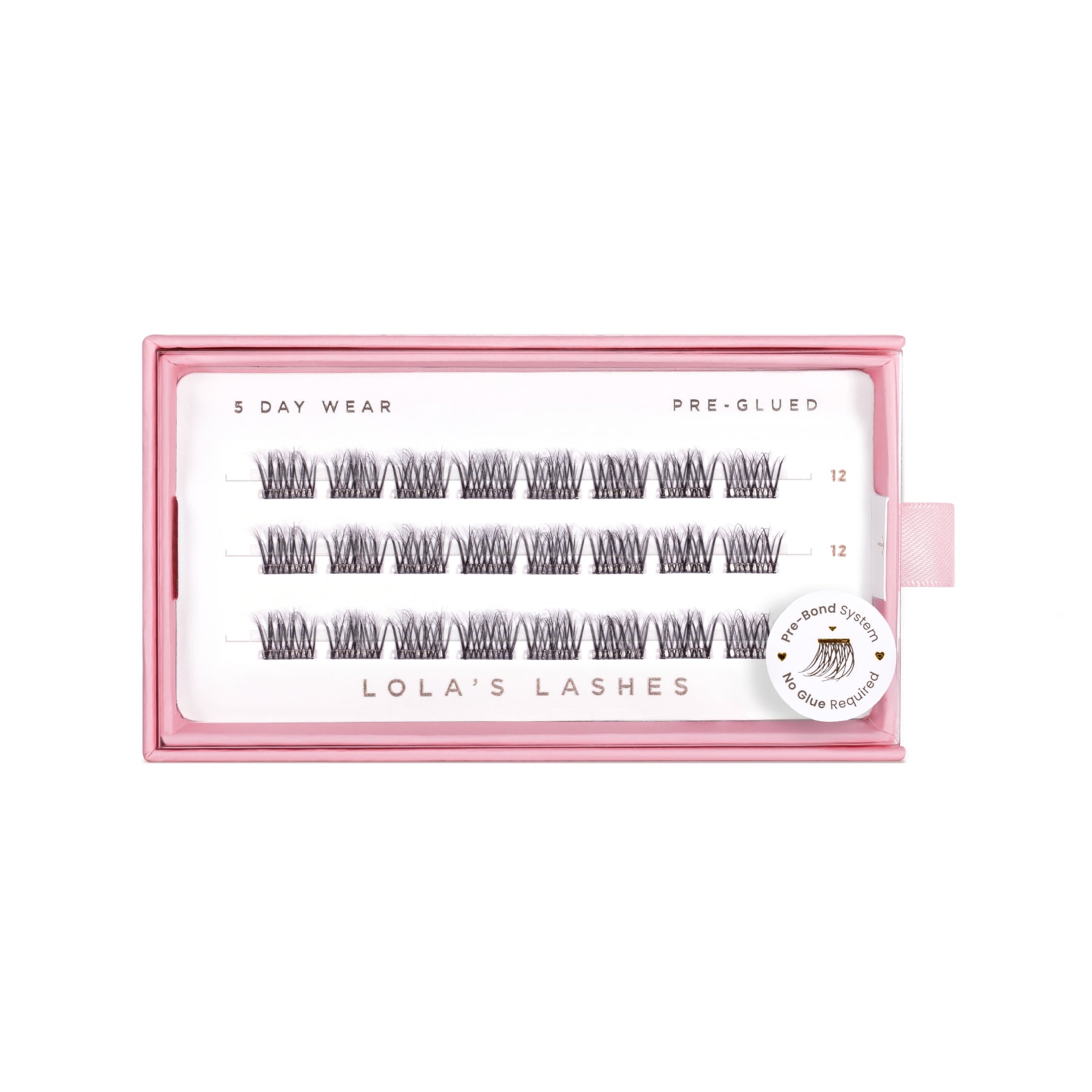 Subtle Volume Single Length Pre-Glued Lashes