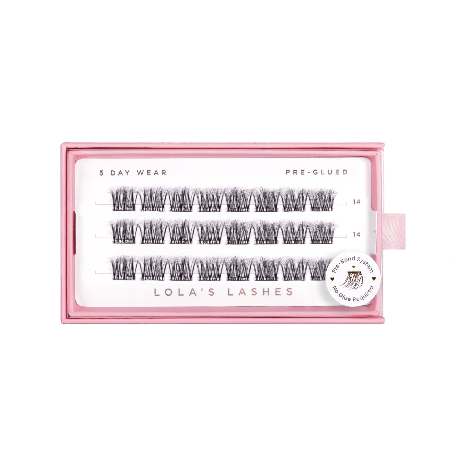 Subtle Volume Single Length Pre-Glued Lashes