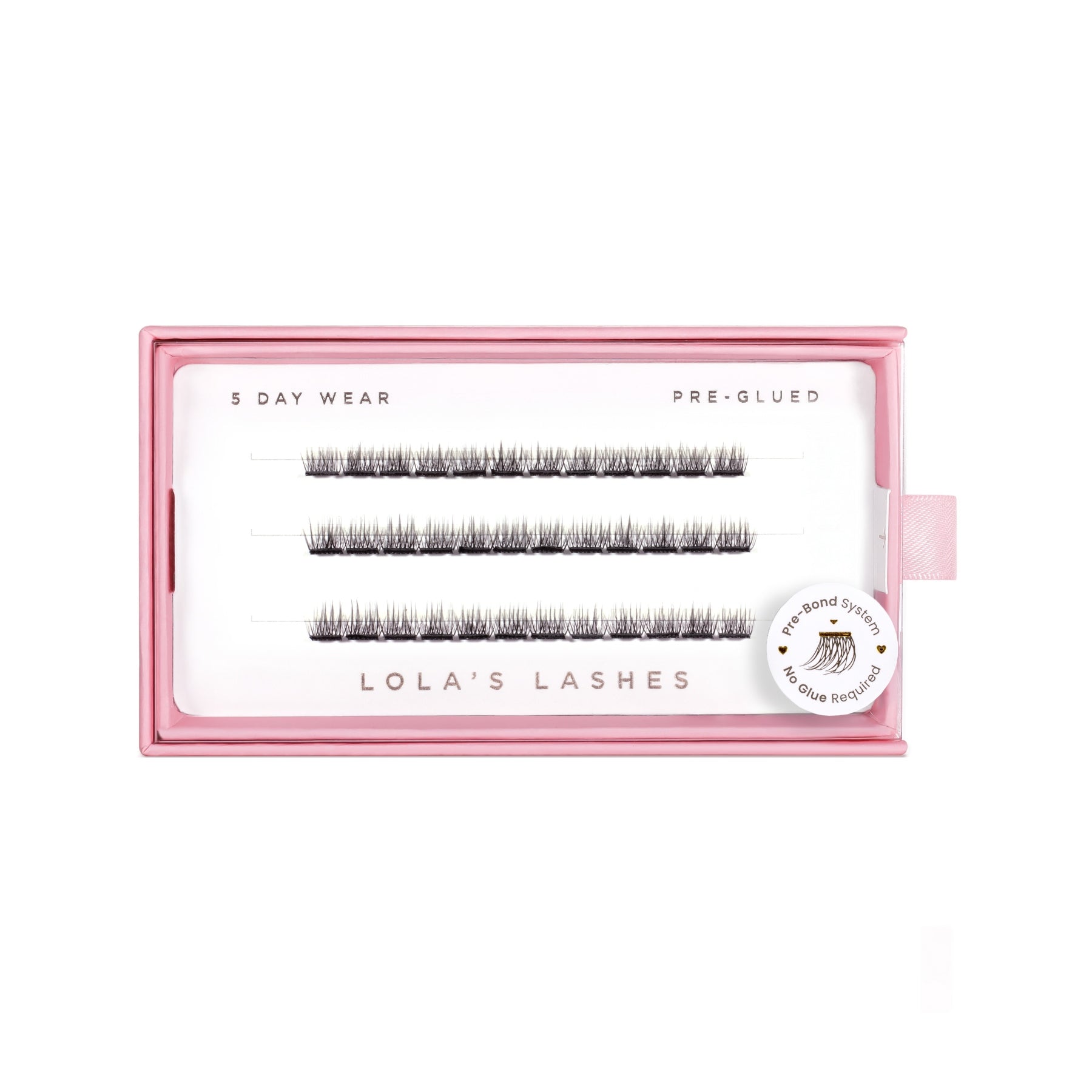 Subtle Single Length Pre-Glued Lashes