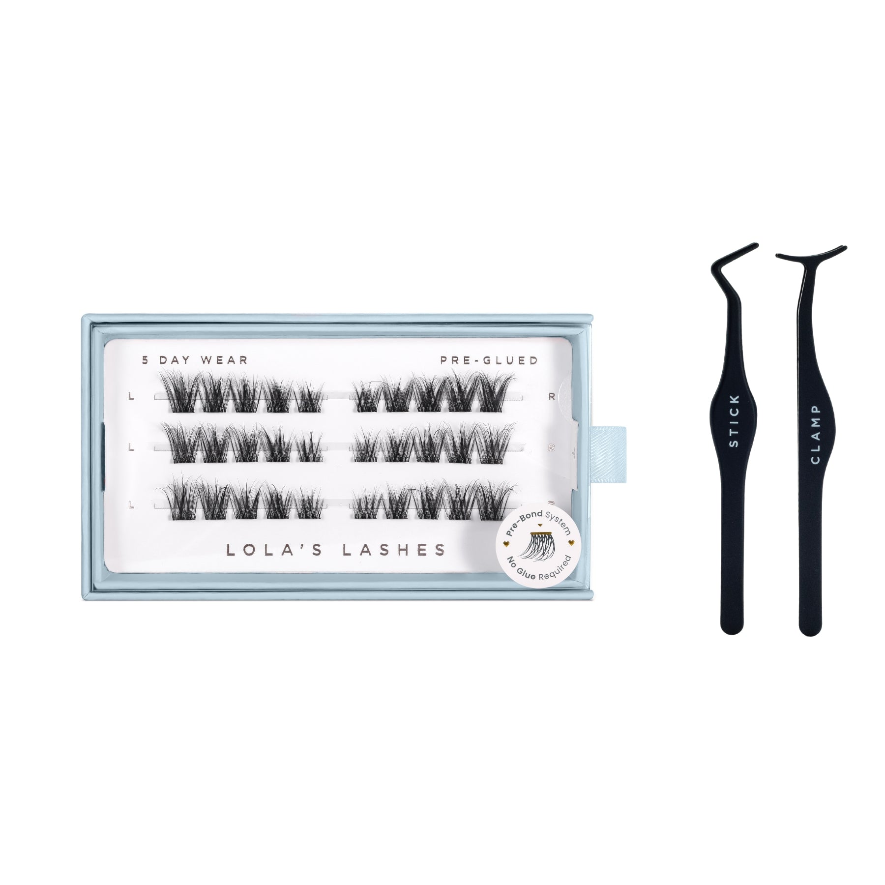 Natural Pre-mapped Pre-Glued Lashes Set